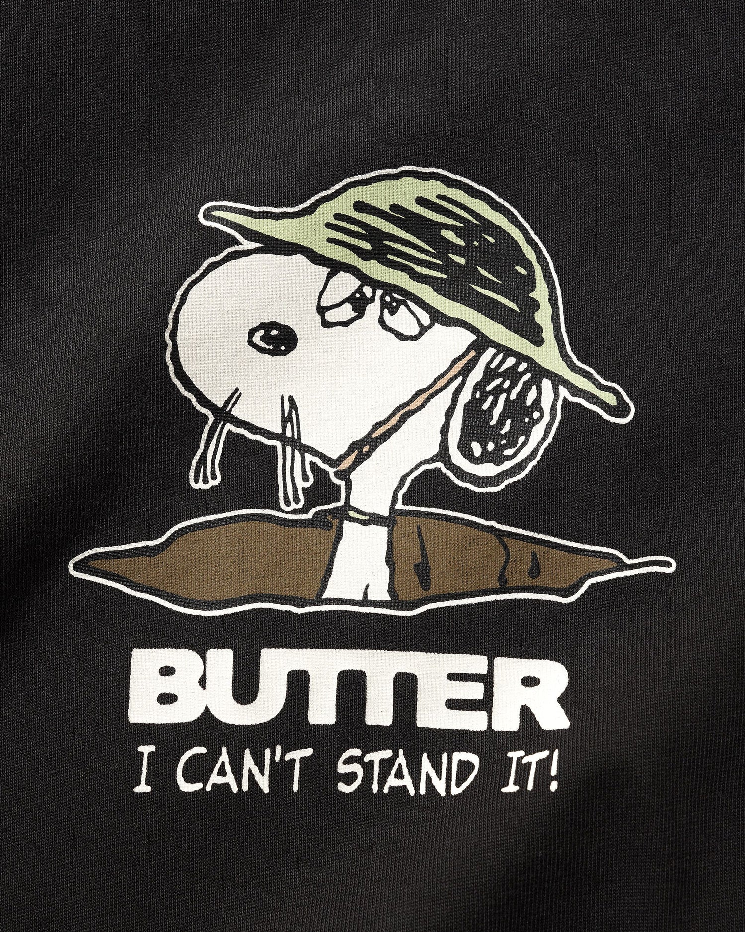 Can't Stand It Tee, Washed Black