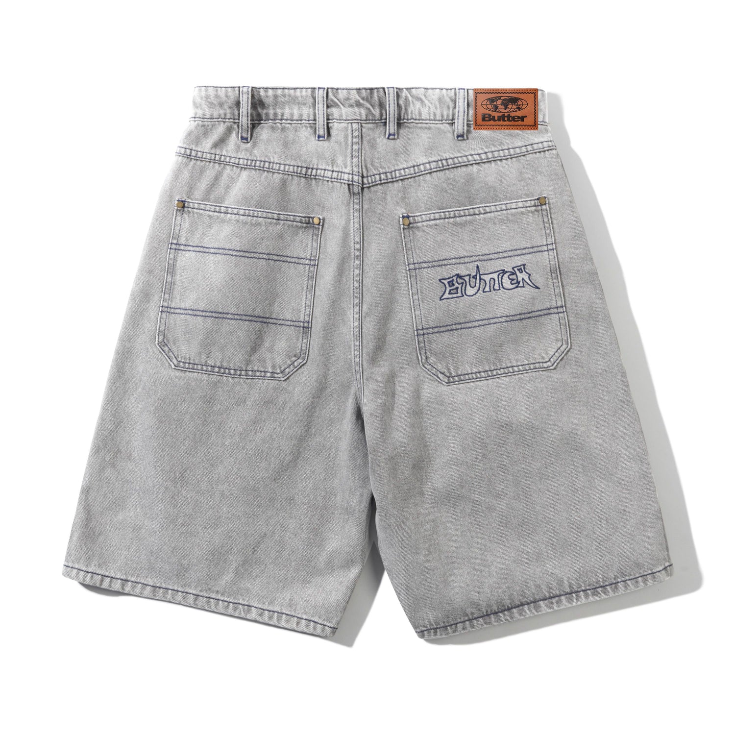 Encounter Denim Shorts, Washed Soft Grey