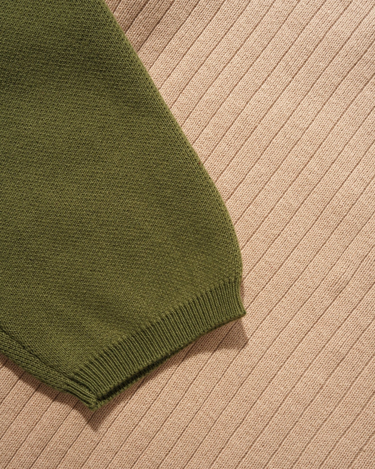 Abseil Knit Sweater, Tan / Army