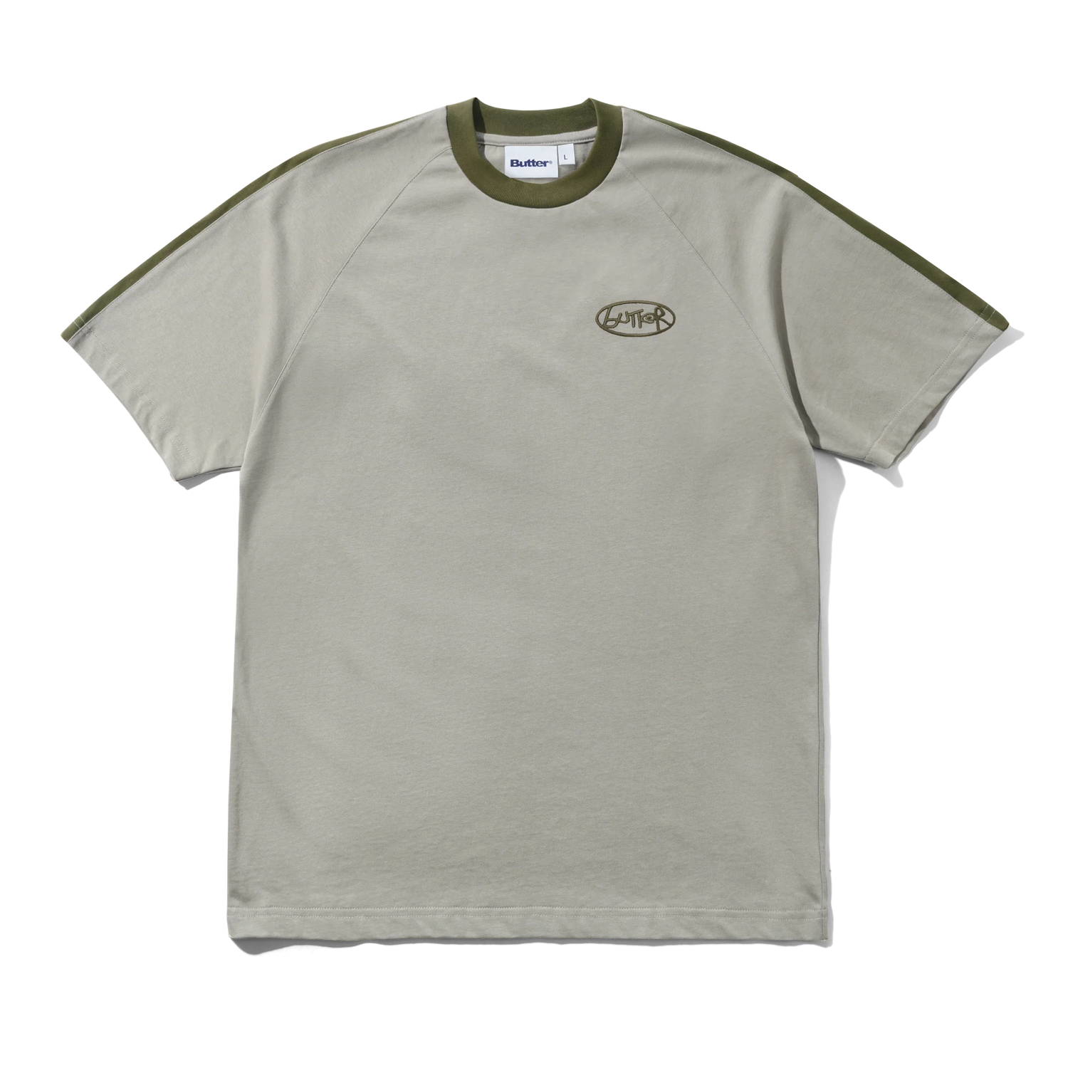 Abseil Panel Tee, Cement / Moss