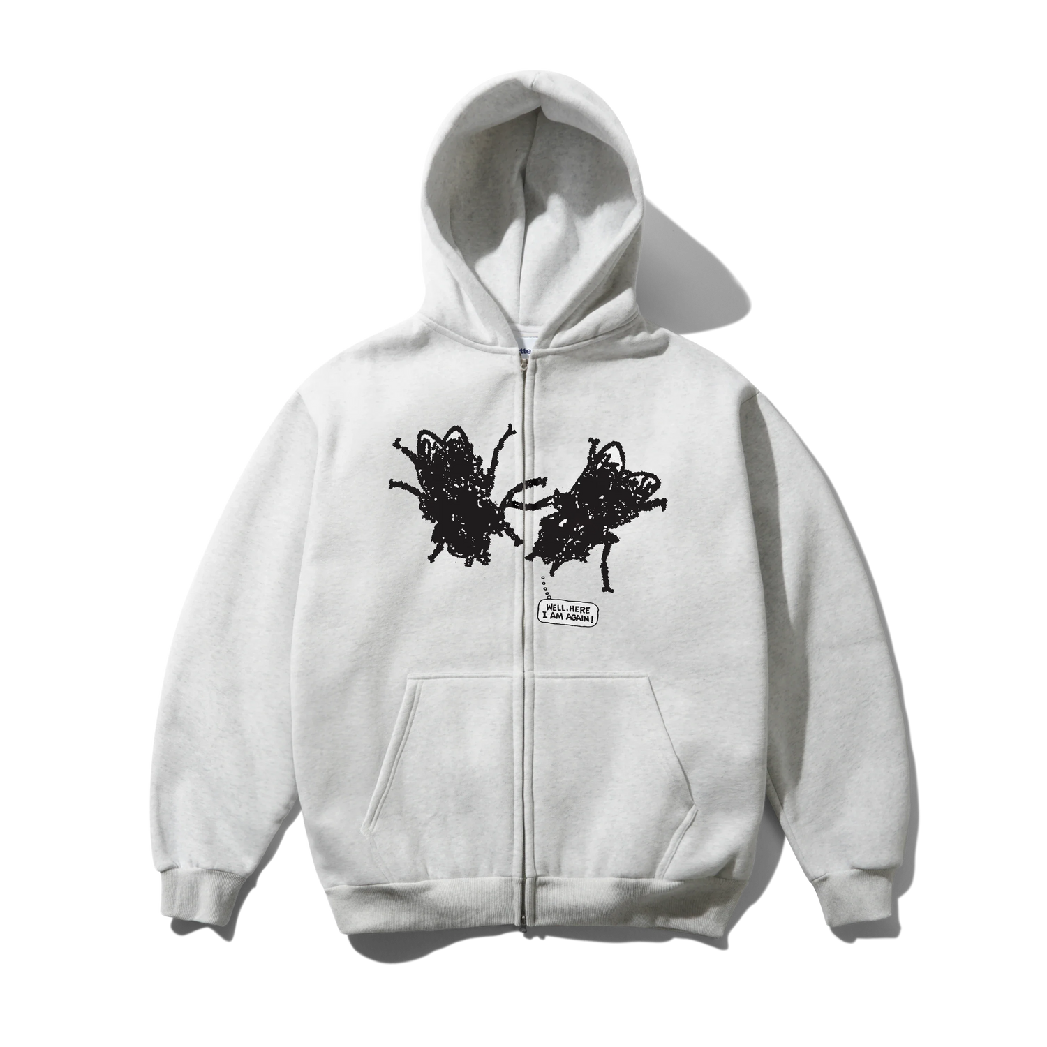 Again Zip-Thru Hood, Ash