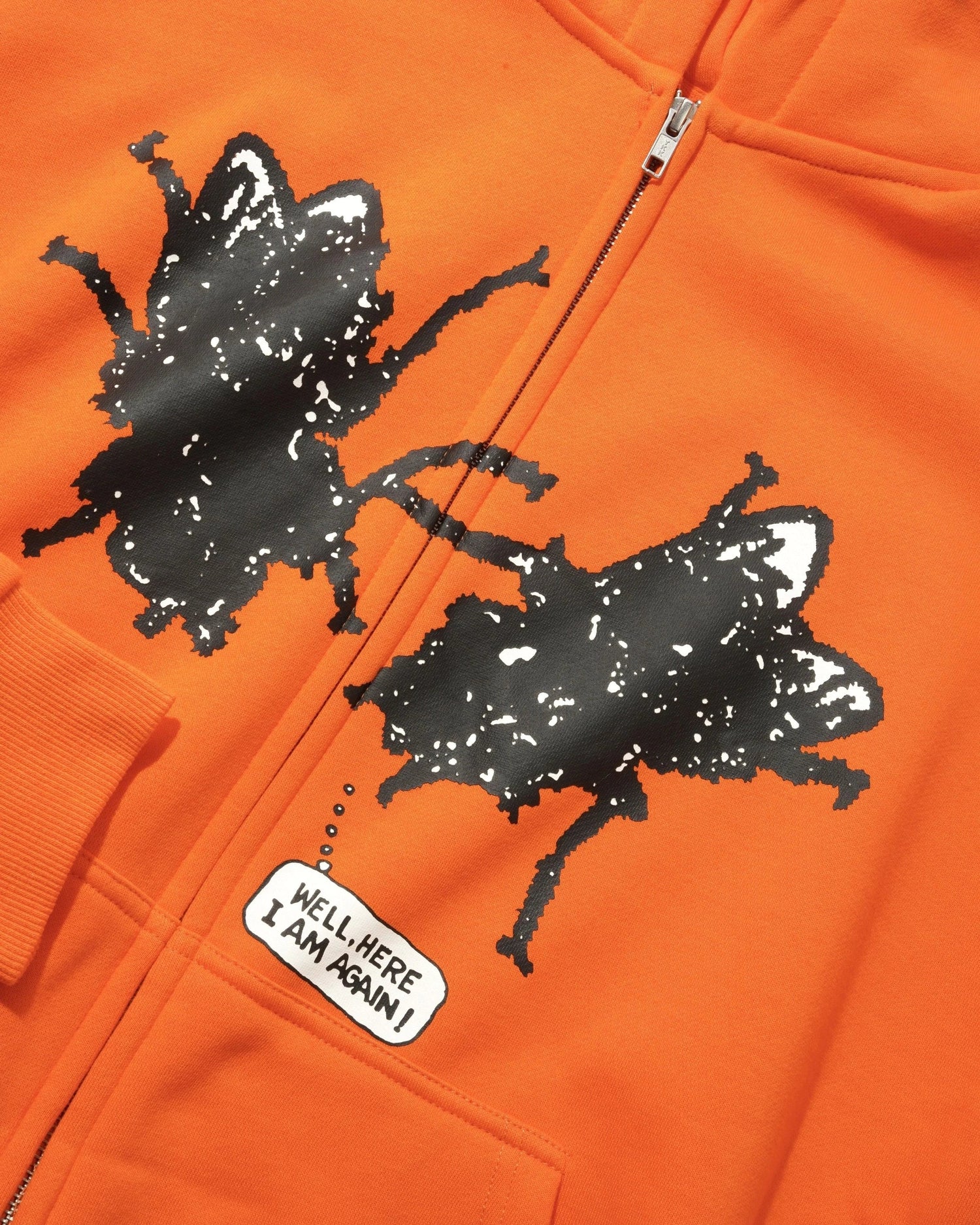 Again Zip-Thru Hood, Orange