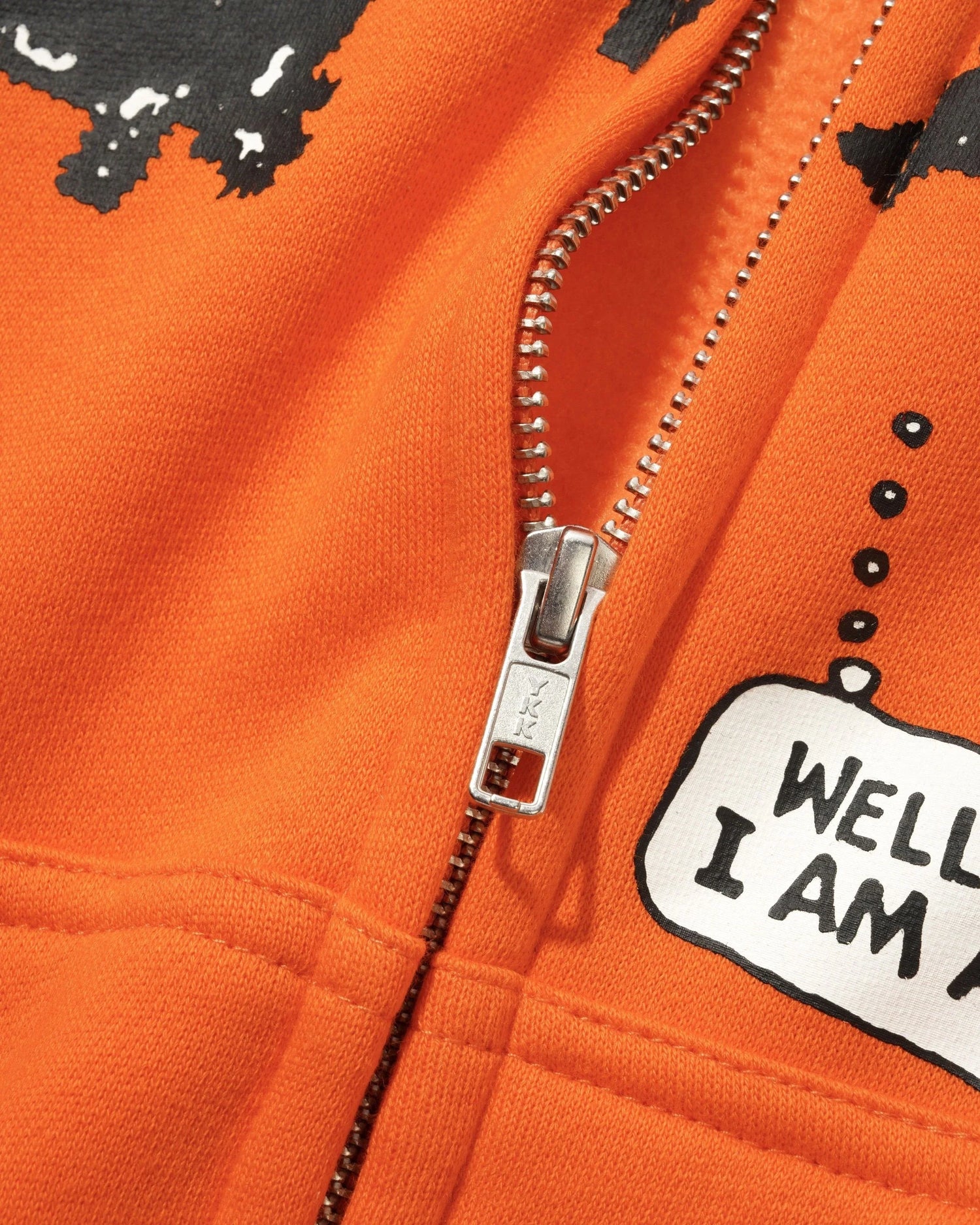 Again Zip-Thru Hood, Orange