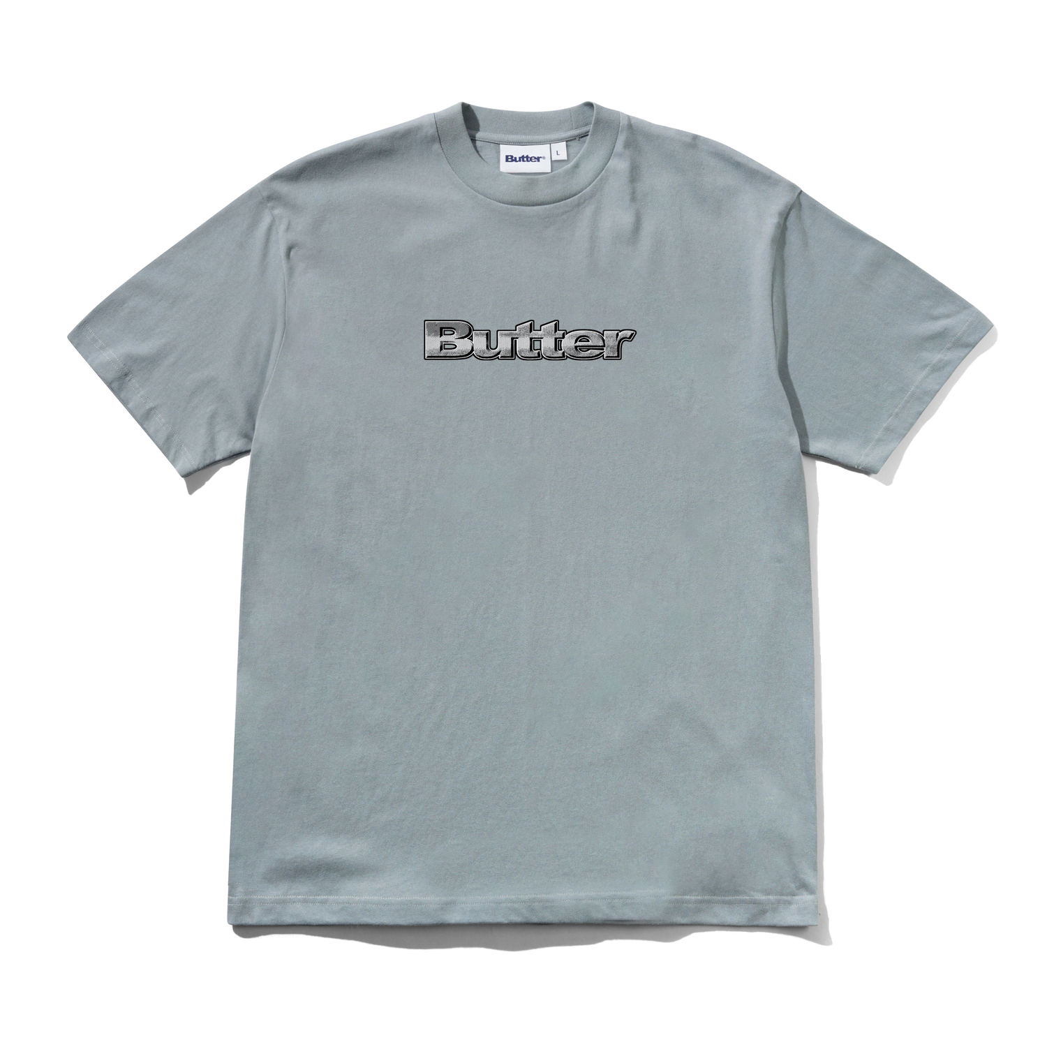 Alloy Logo Tee, Dull Ocean