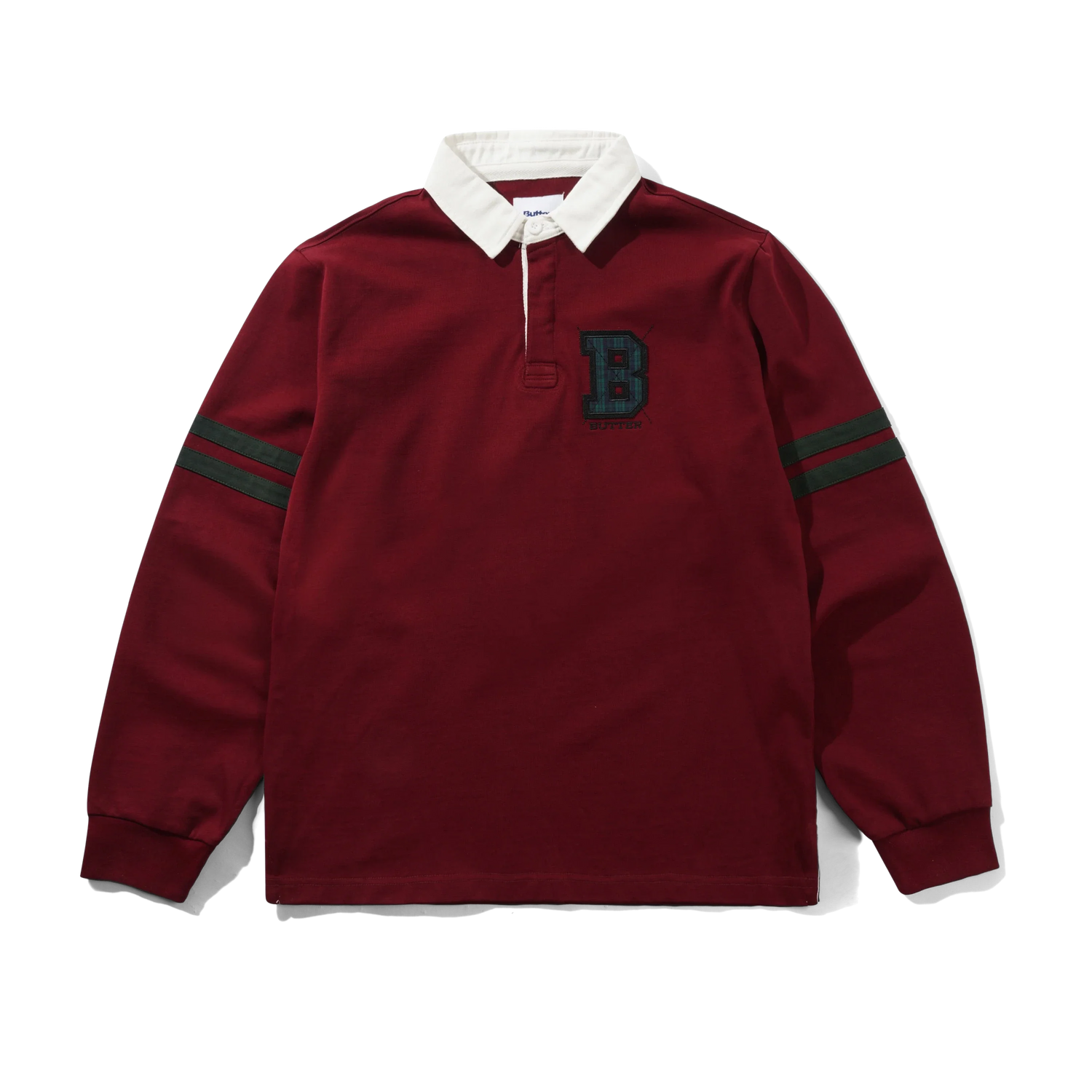 Applique Rugby Polo, Burgundy