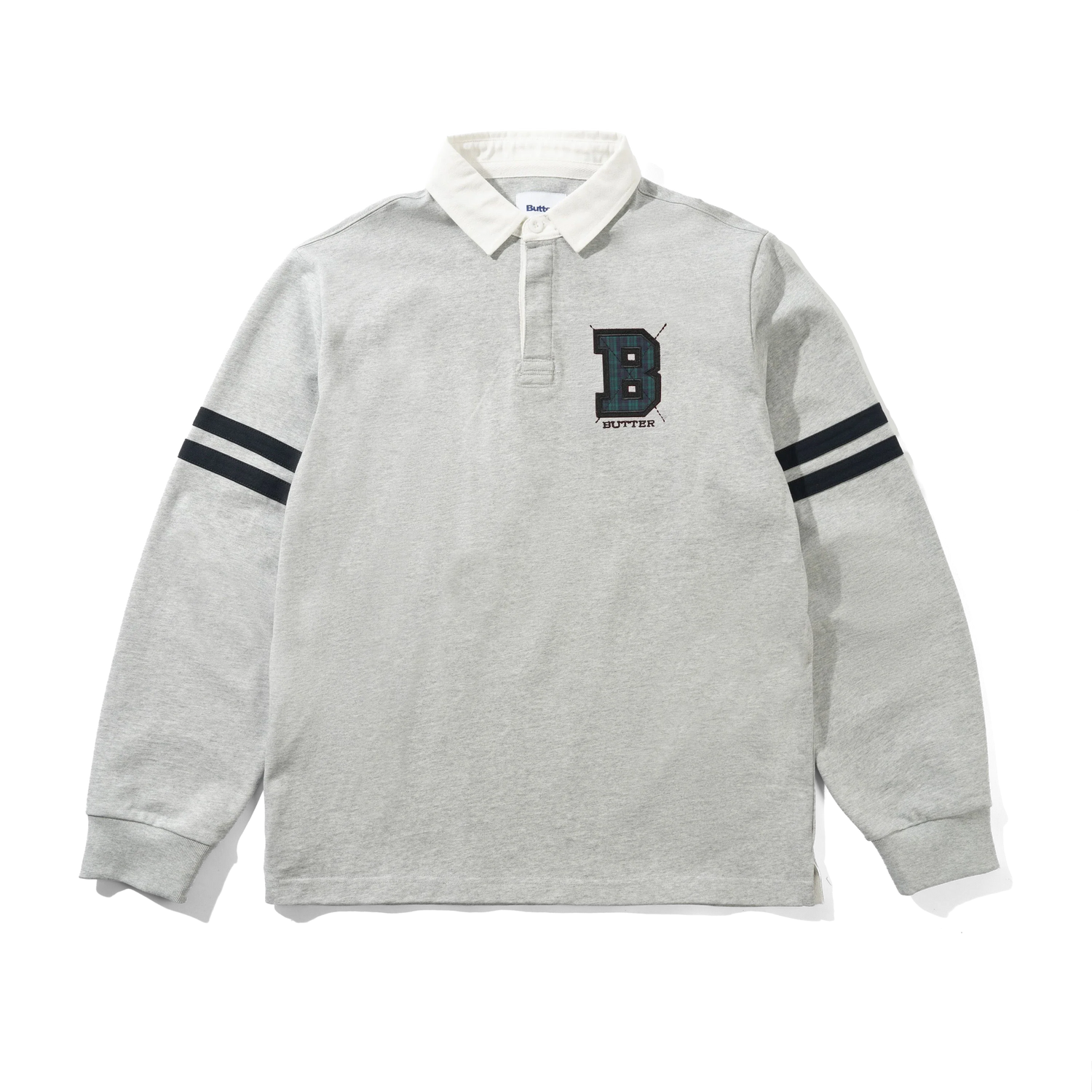 Applique Rugby Polo, Heather