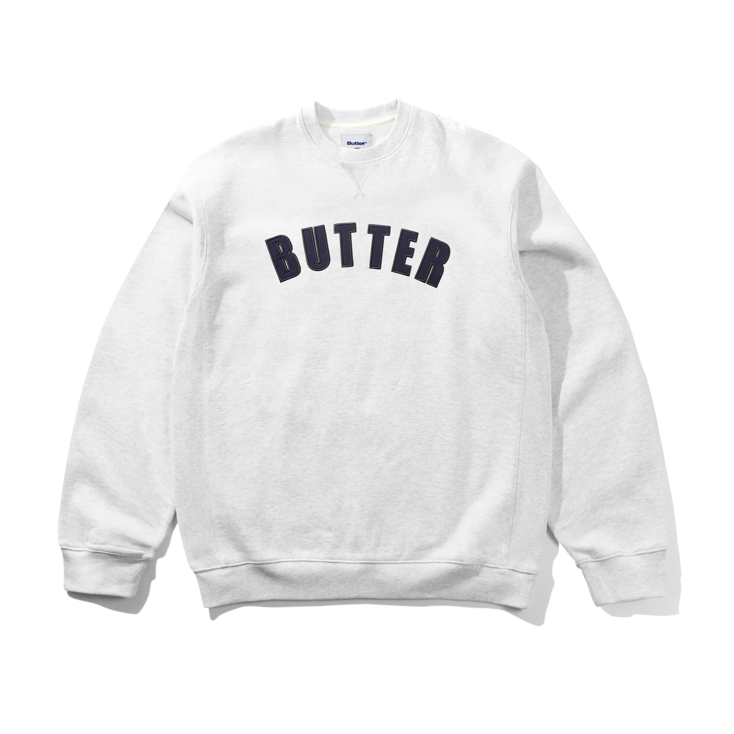 Arc Applique Crewneck, Ash