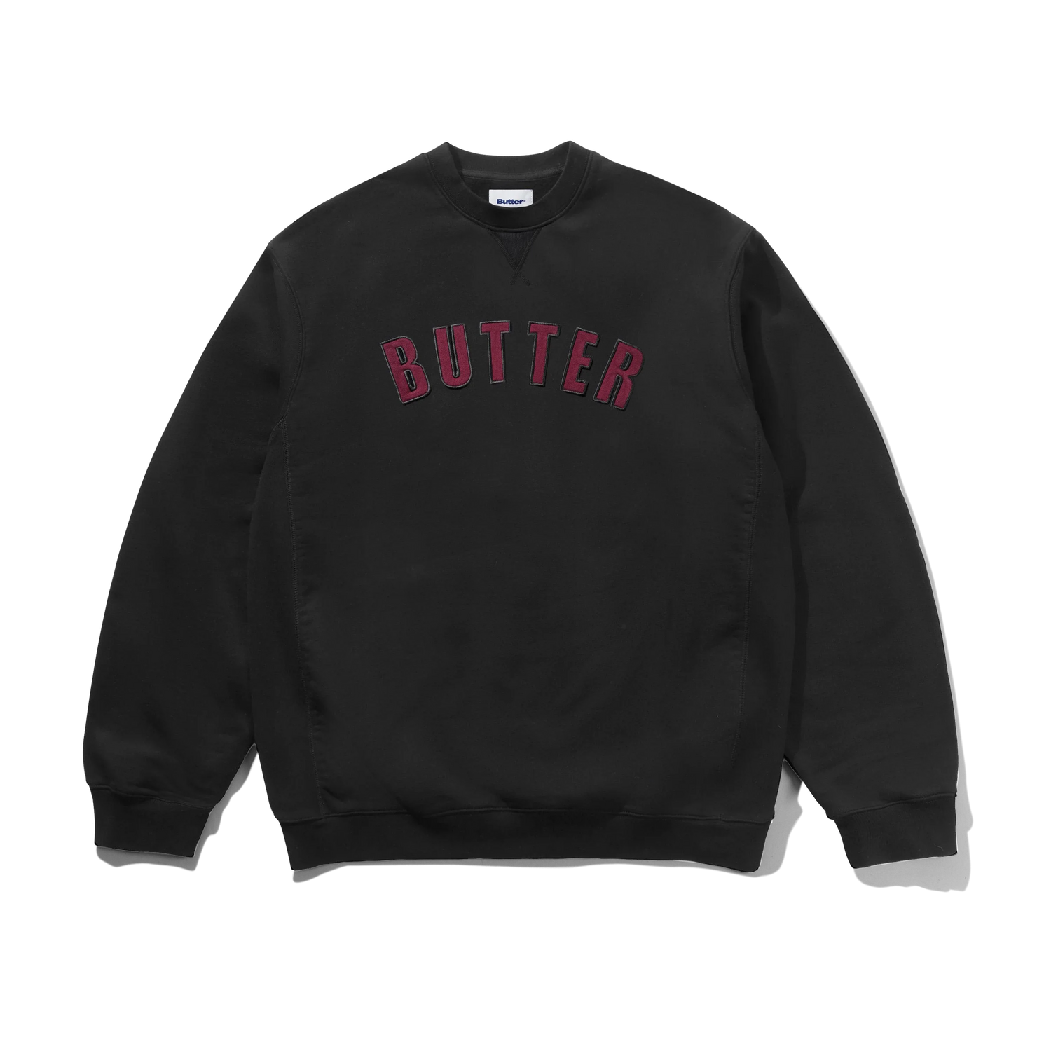 Arc Applique Crewneck, Black