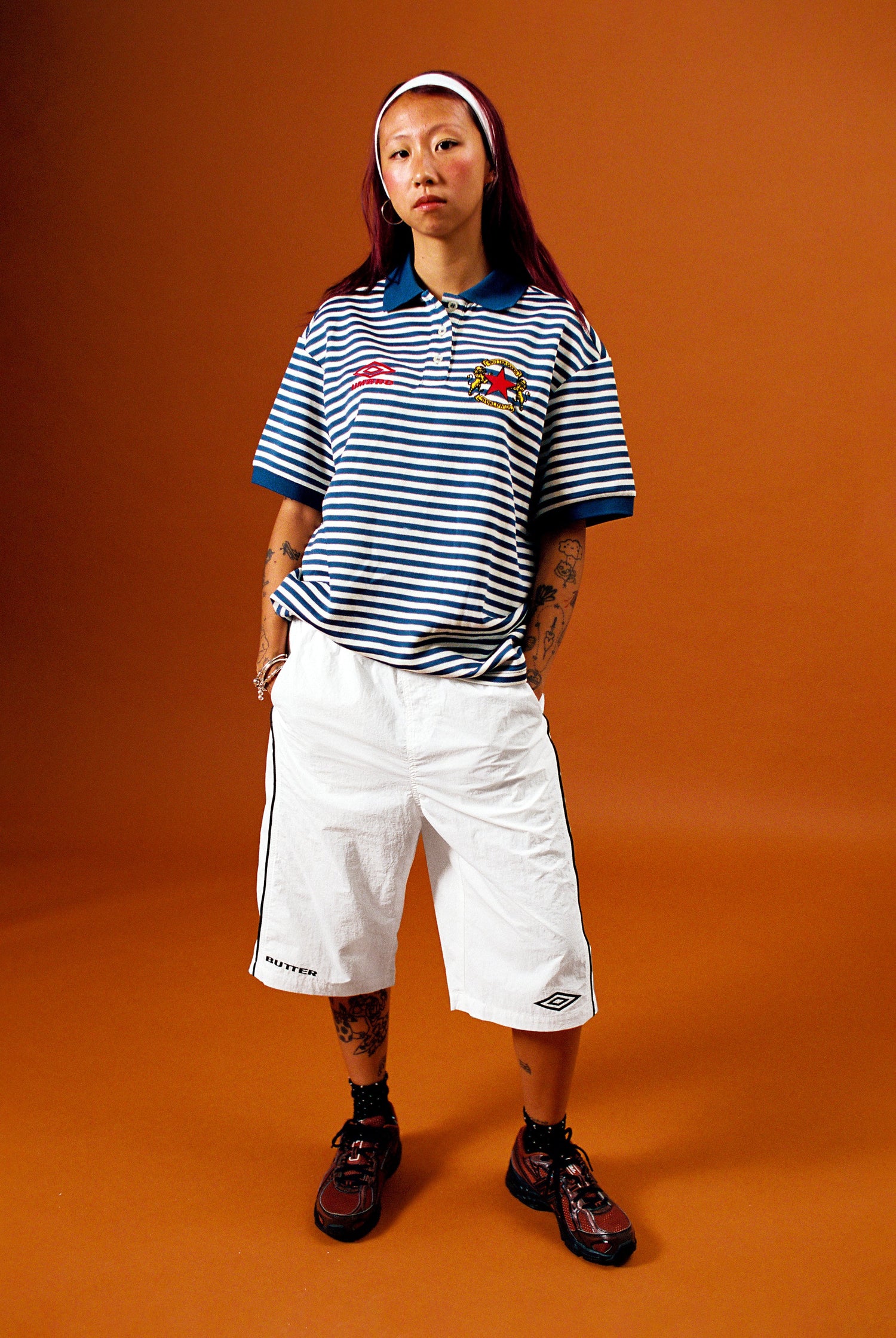 Long Track Shorts, White