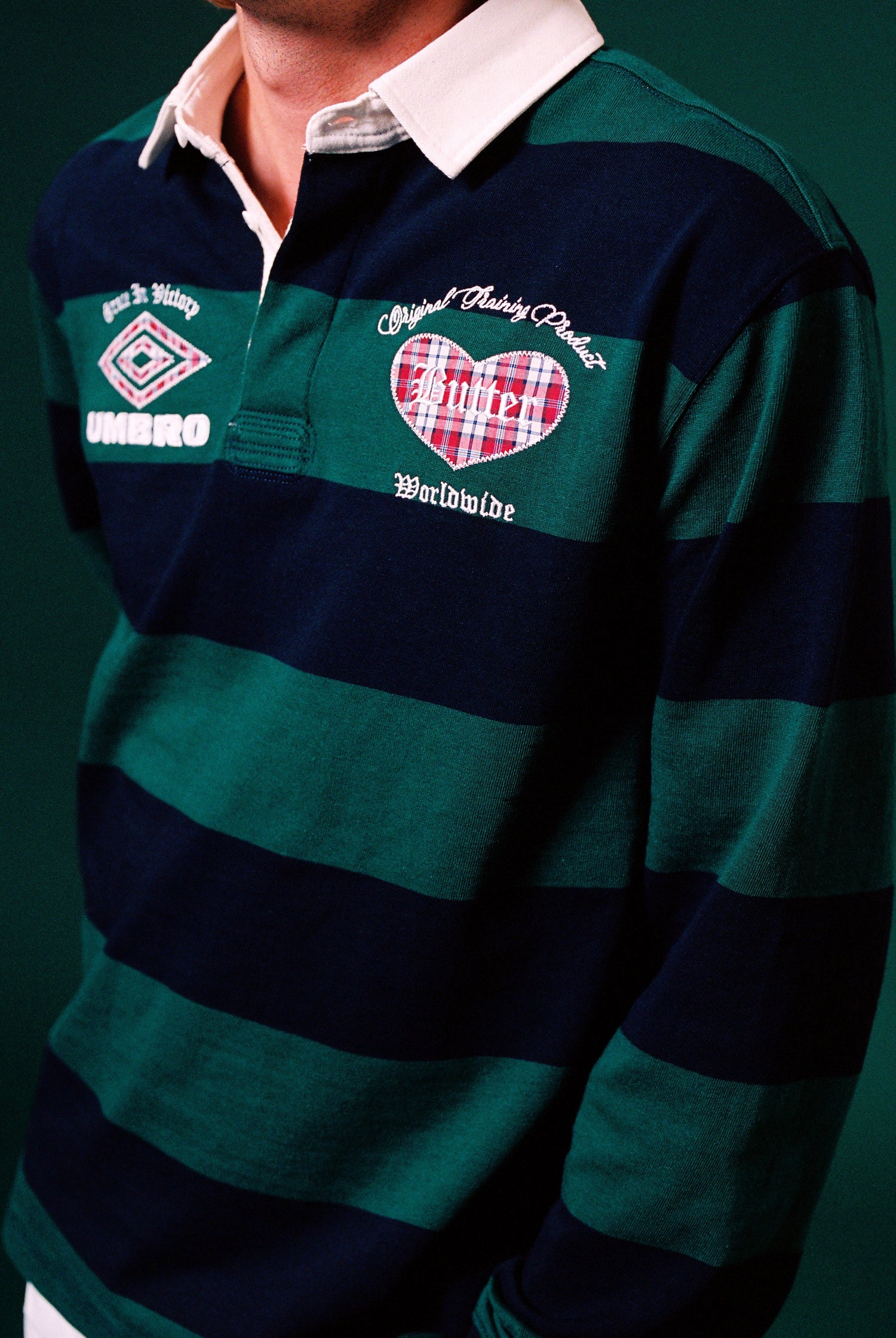 Victory Rugby Polo, Navy / Forest