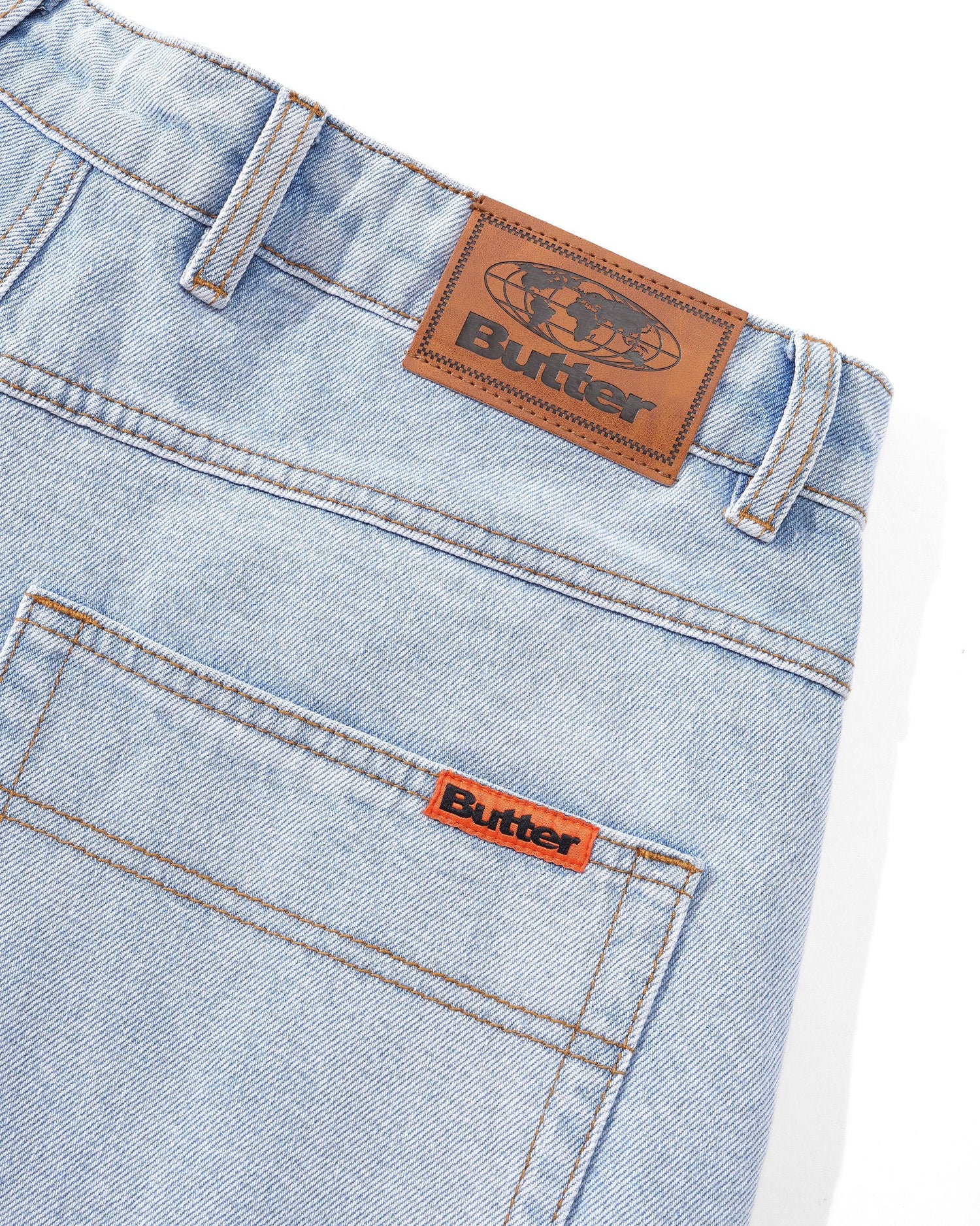 Baggy Denim Jeans, Light Blue