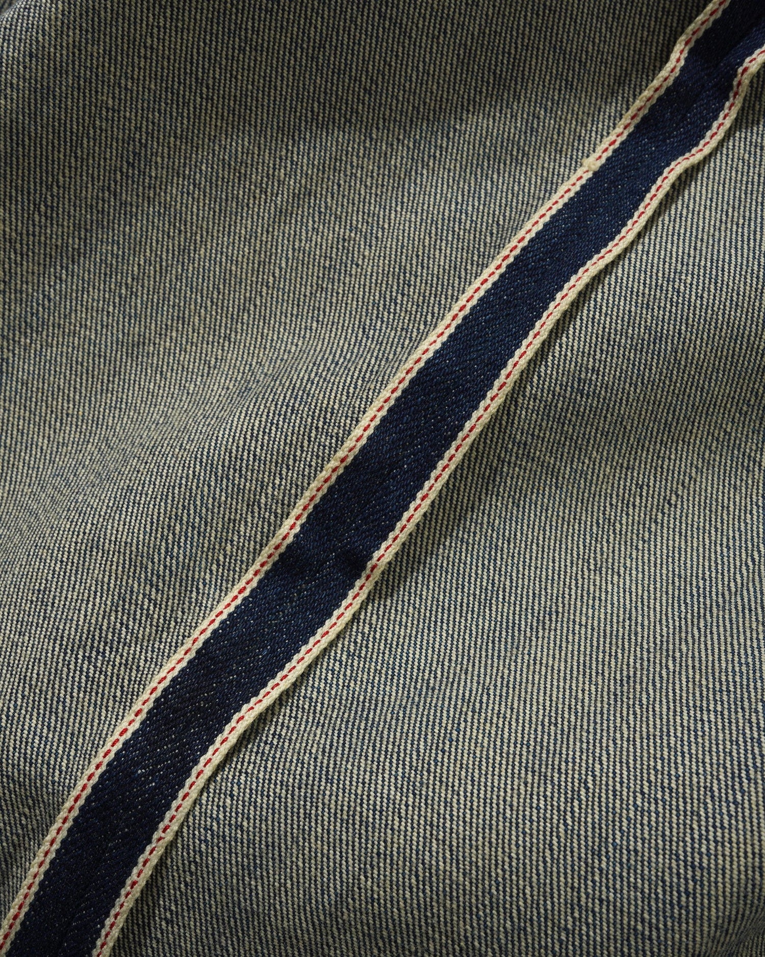 Baggy Denim Shorts, Distressed Selvedge