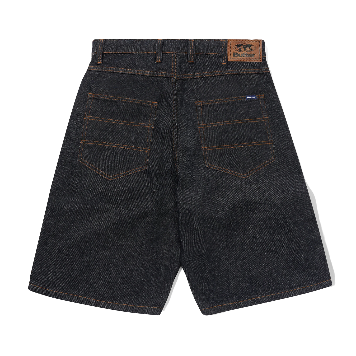 Baggy Denim Shorts, Raw Indigo