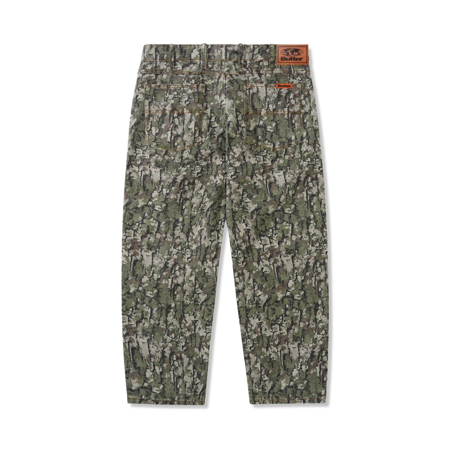 Bark Camo Denim Jeans, Army