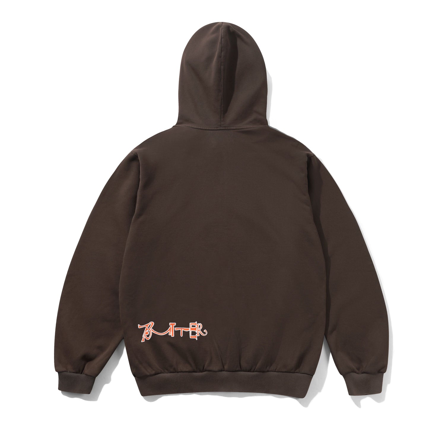 Beat Konducta Zip-Thru Hood, Washed Chestnut