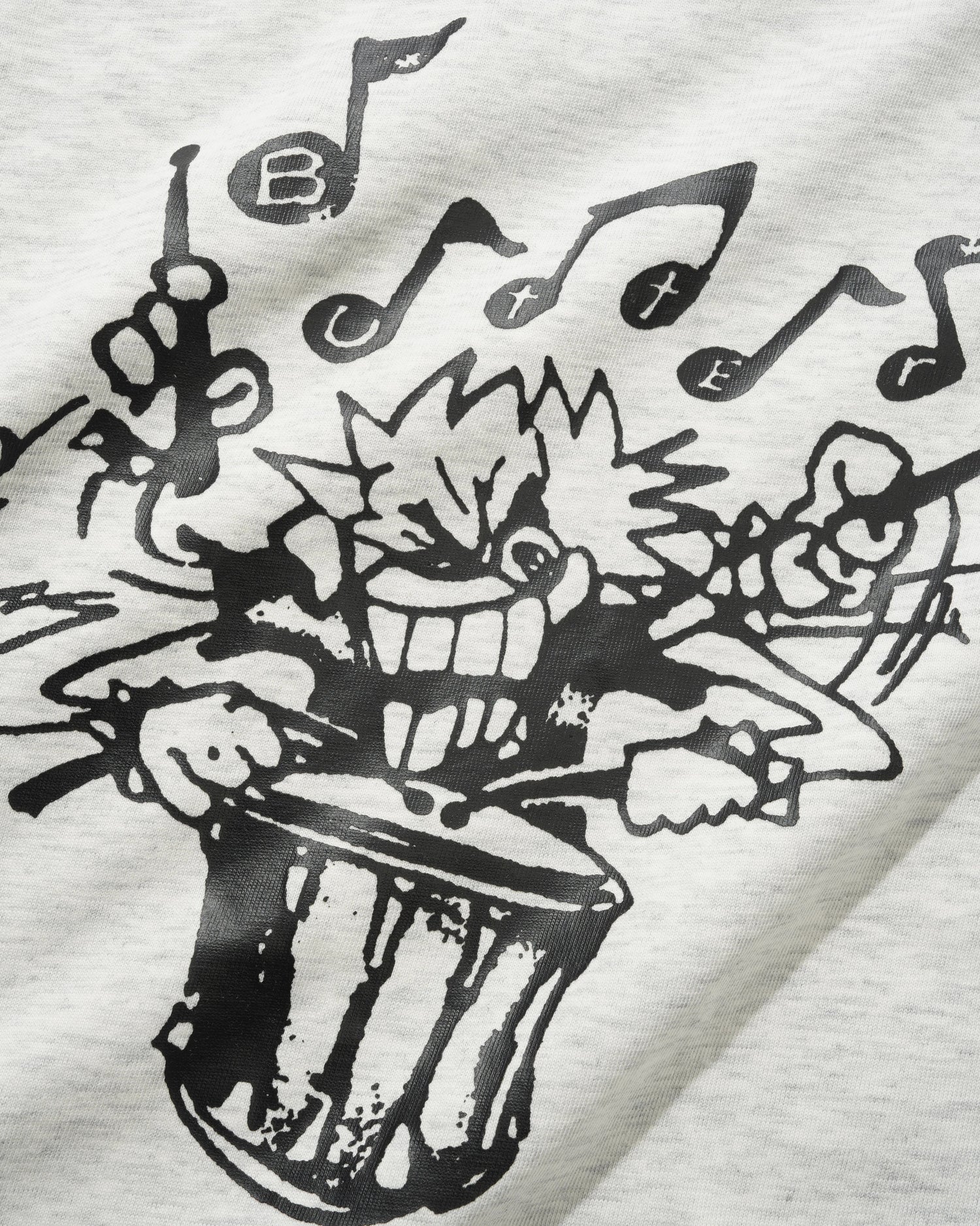 Blaring Tee, Ash