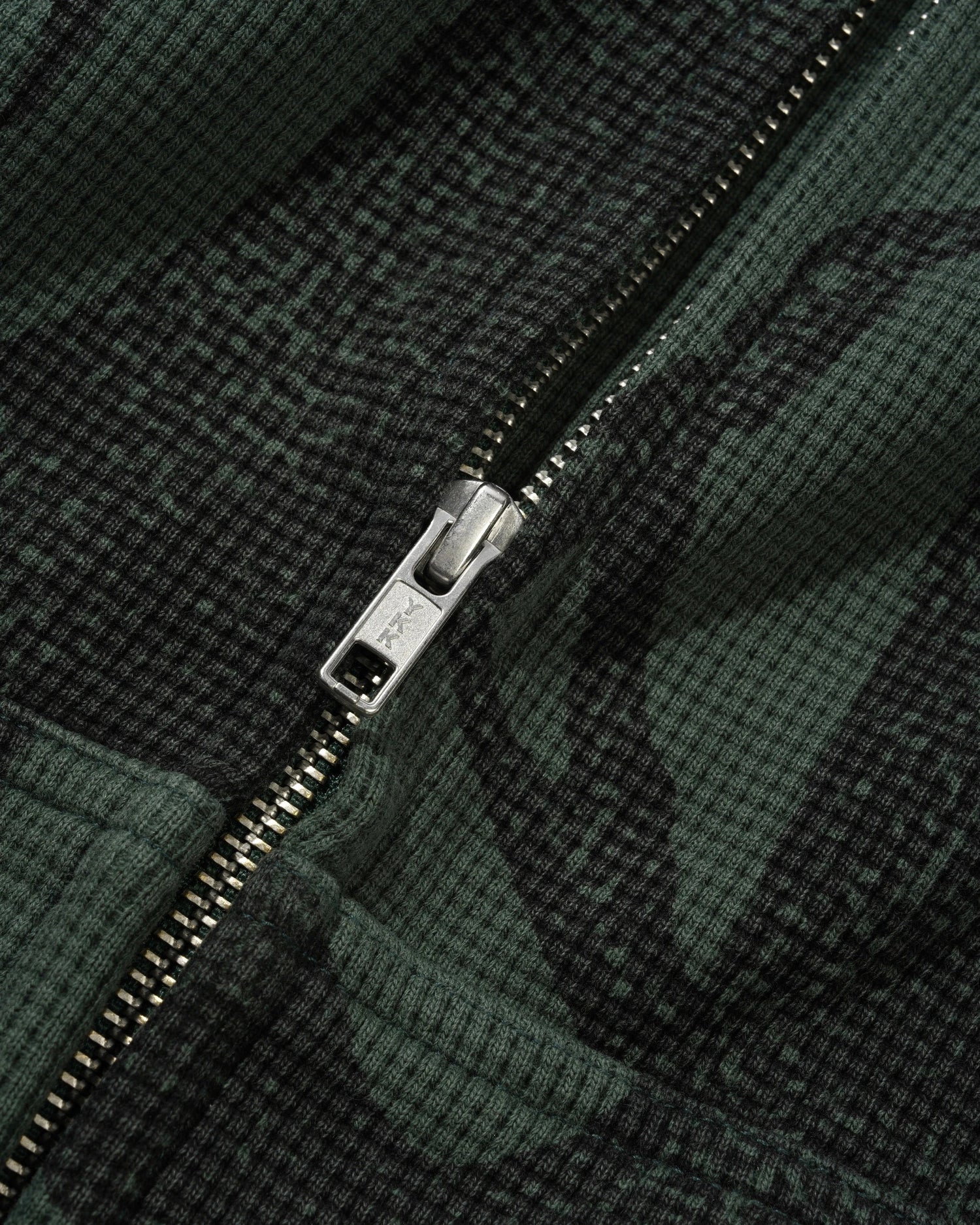 Bleach Waffle Zip-Thru Hood, Branch Camo