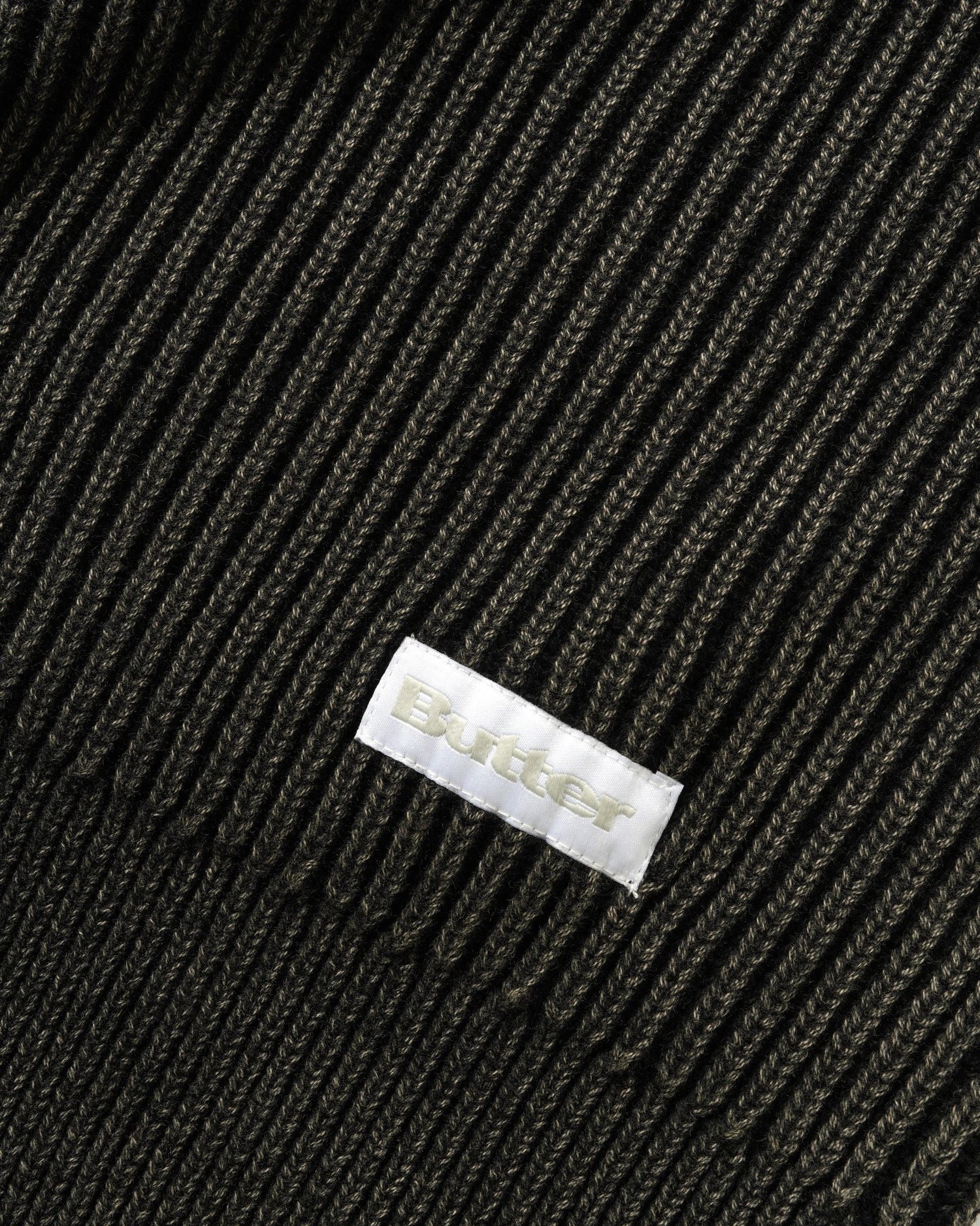 Bleach Zip-Thru Knit, Black
