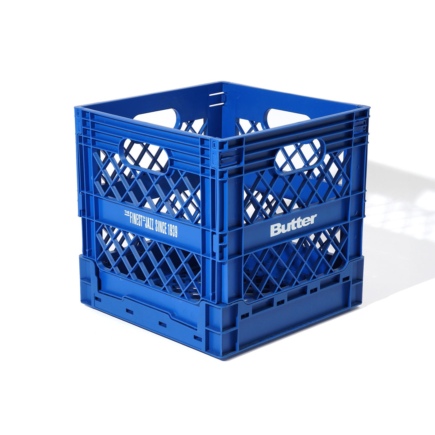 Blue Note Collapsible Record Crate, Royal Blue