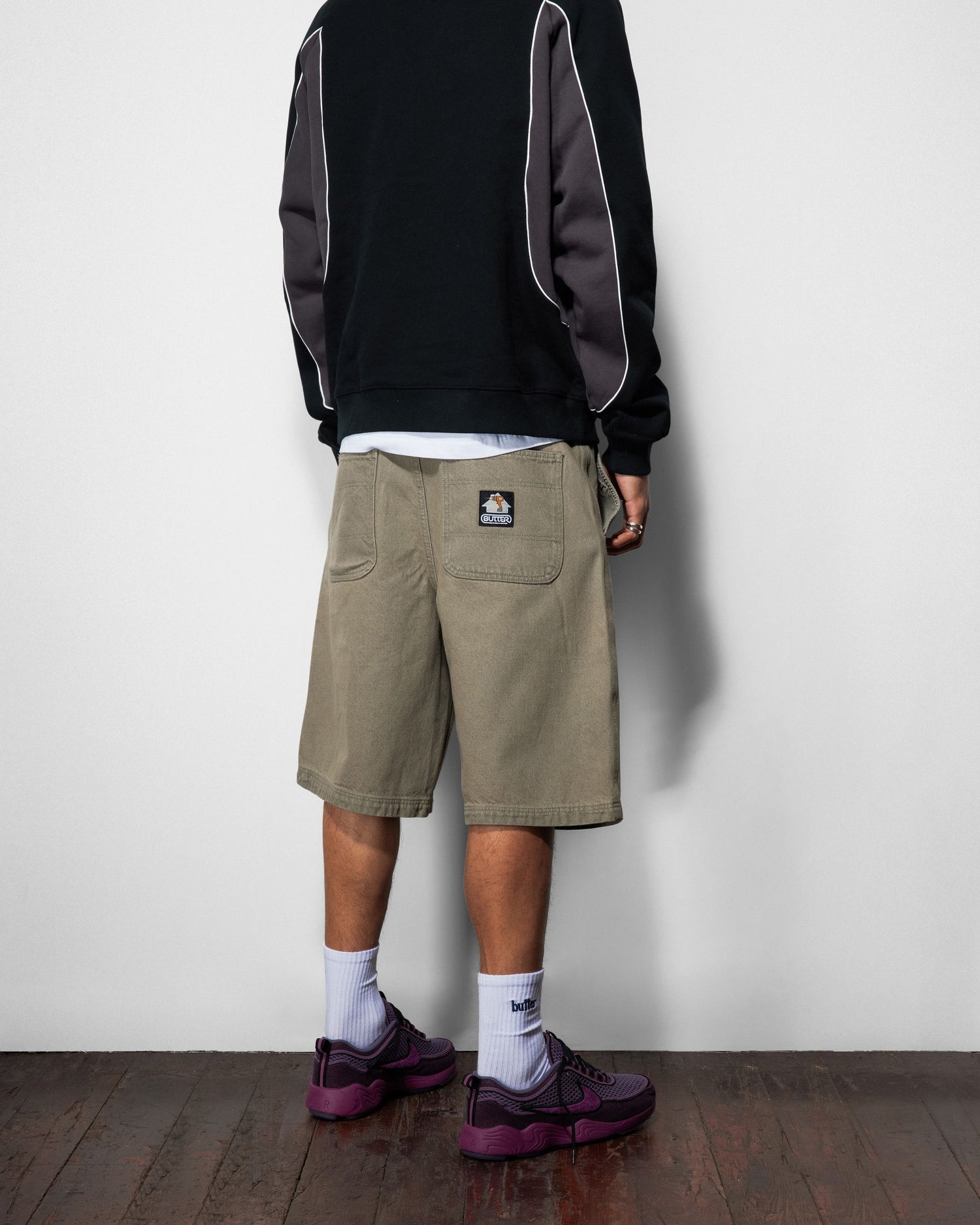 Work Shorts, Washed Black