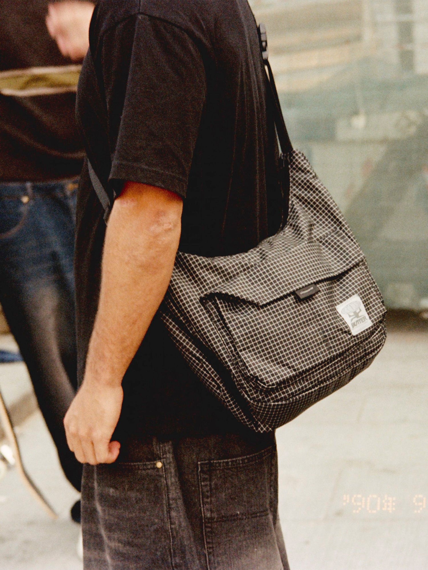 Cordura Crossbody Bag, Black