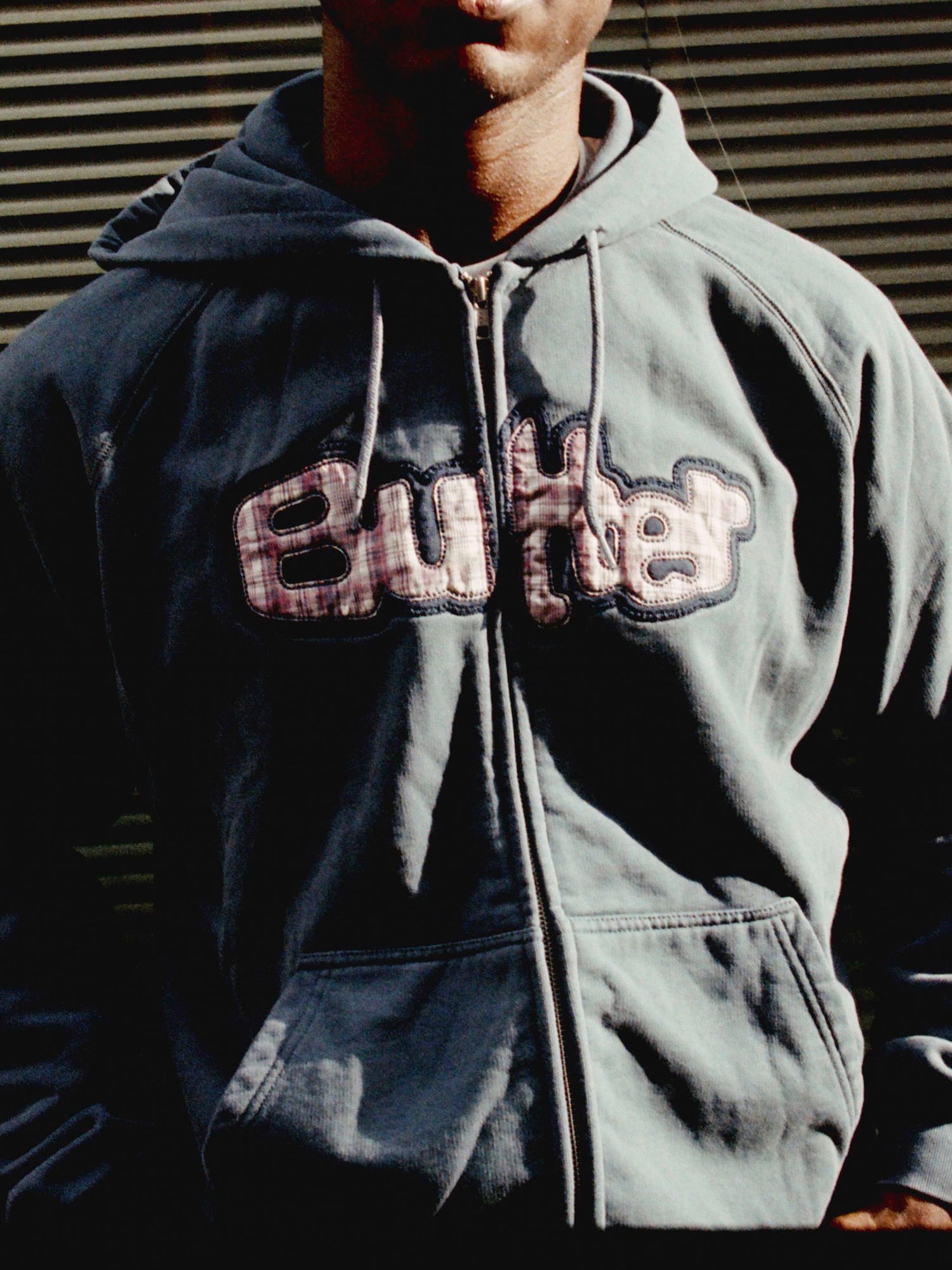 Stretch Zip-Thru Hood, Snow Camo