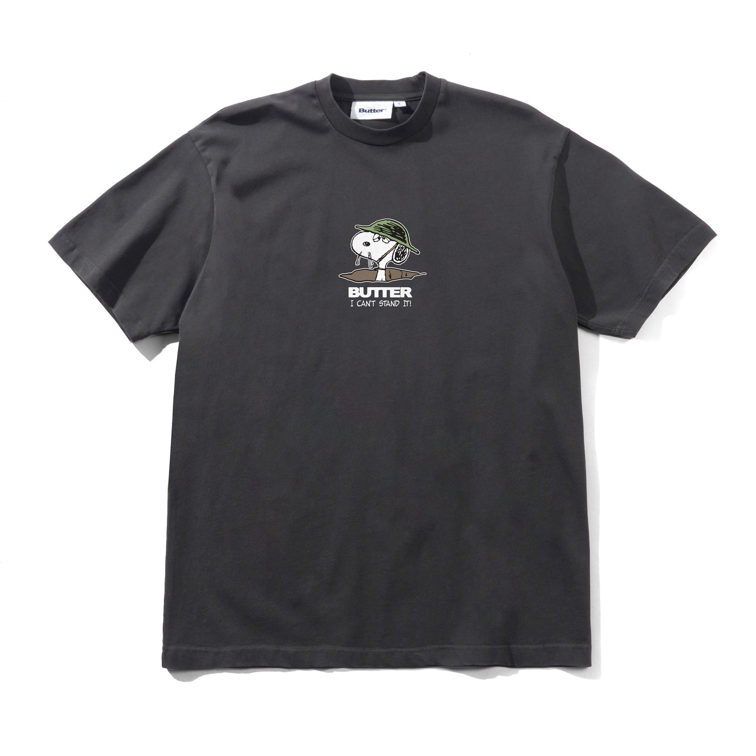 Can't Stand It Tee, Washed Black