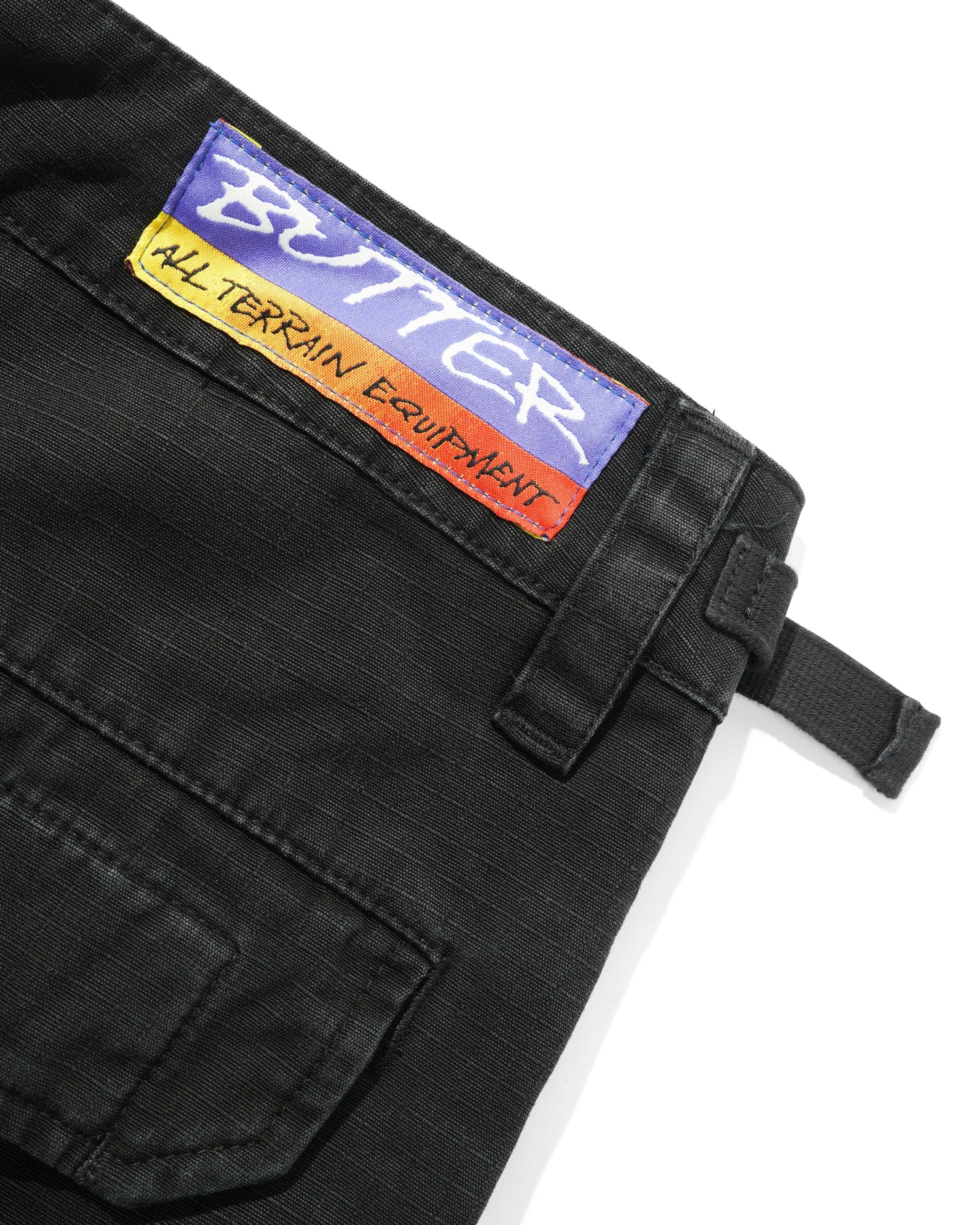 Cargo Pants, Washed Black