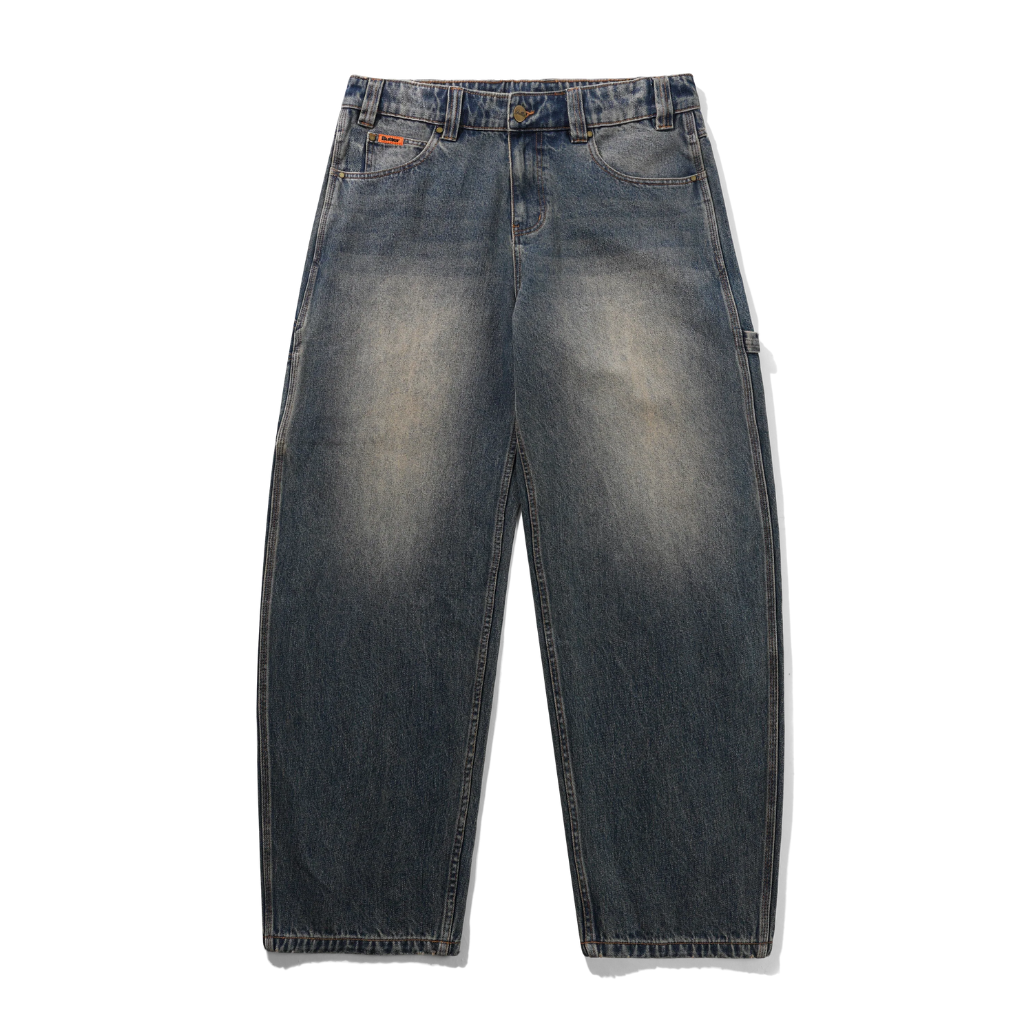 Carpenter Denim Jeans, Dirty Indigo Wash