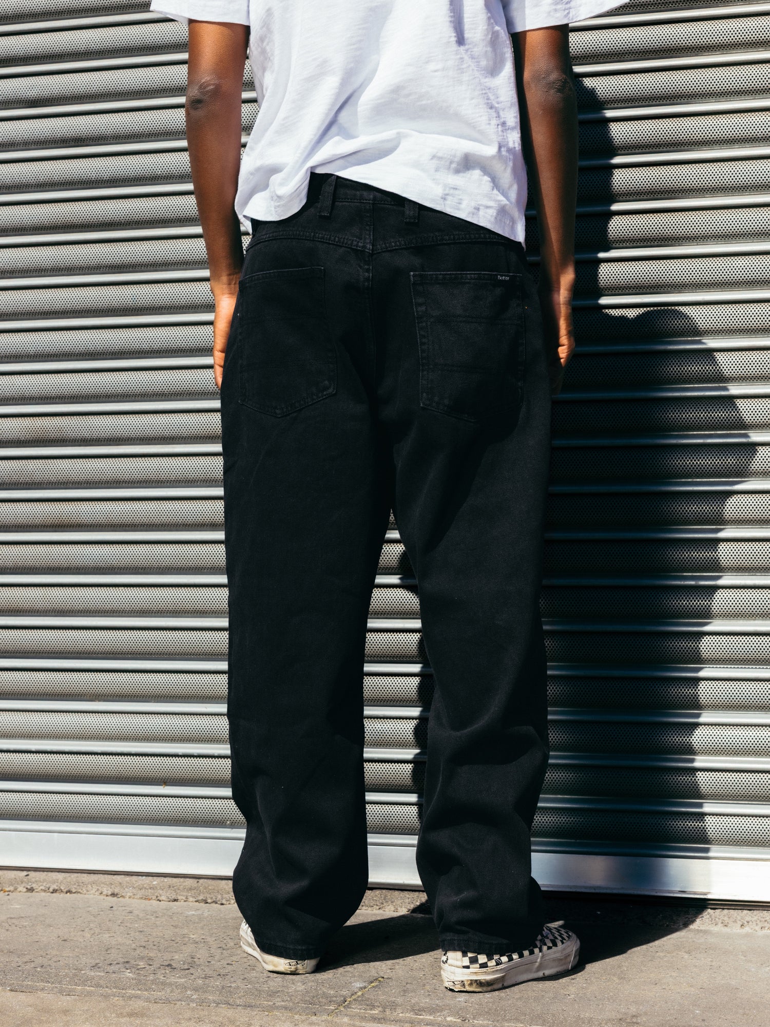 Baggy Denim Jeans, Washed Indigo