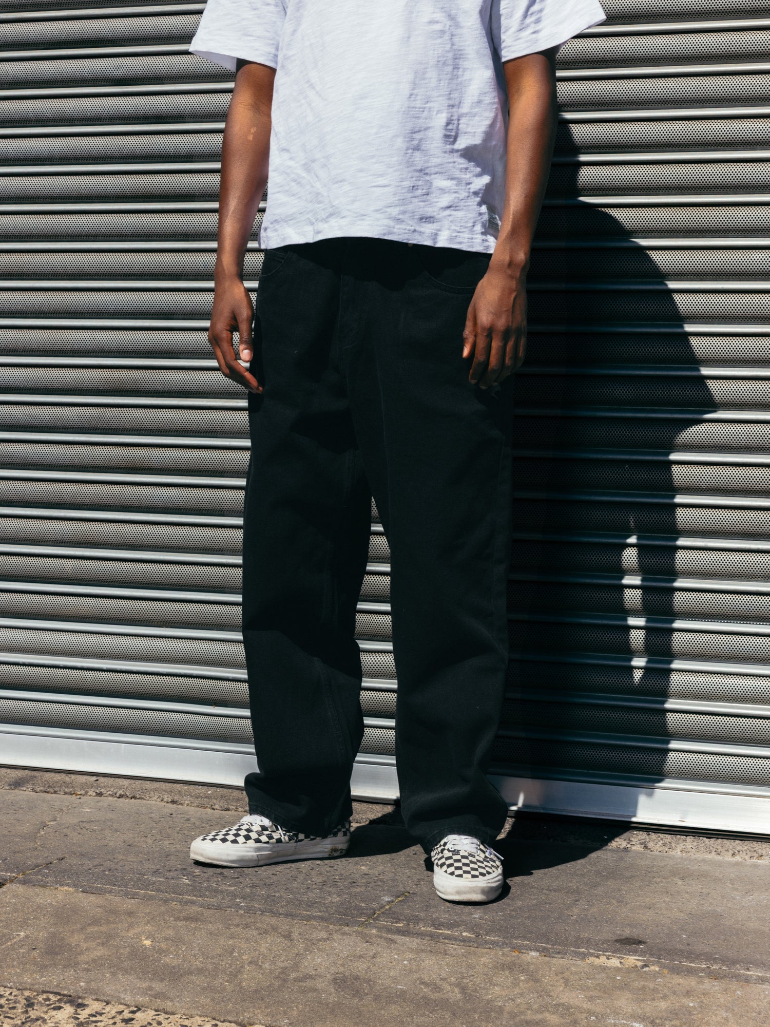 Baggy Denim Jeans, Washed Indigo