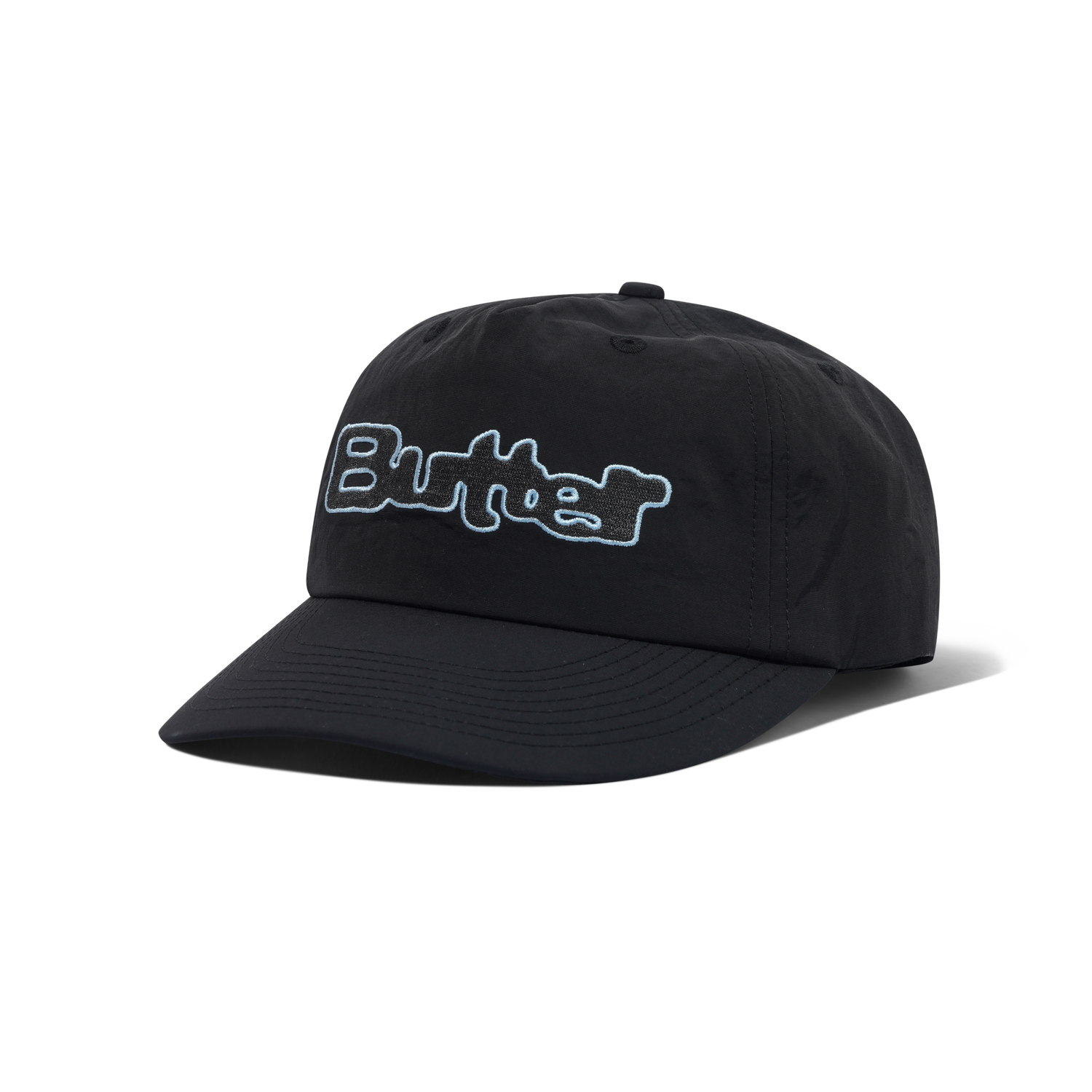 Glow 5 Panel Cap, Black