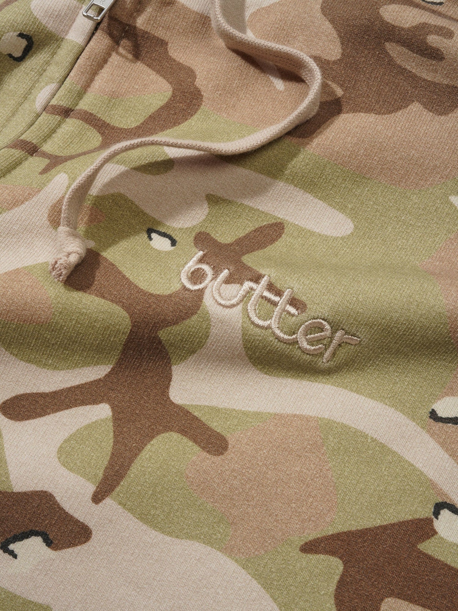 Alpine Zip-Thru Hood, Desert Camo