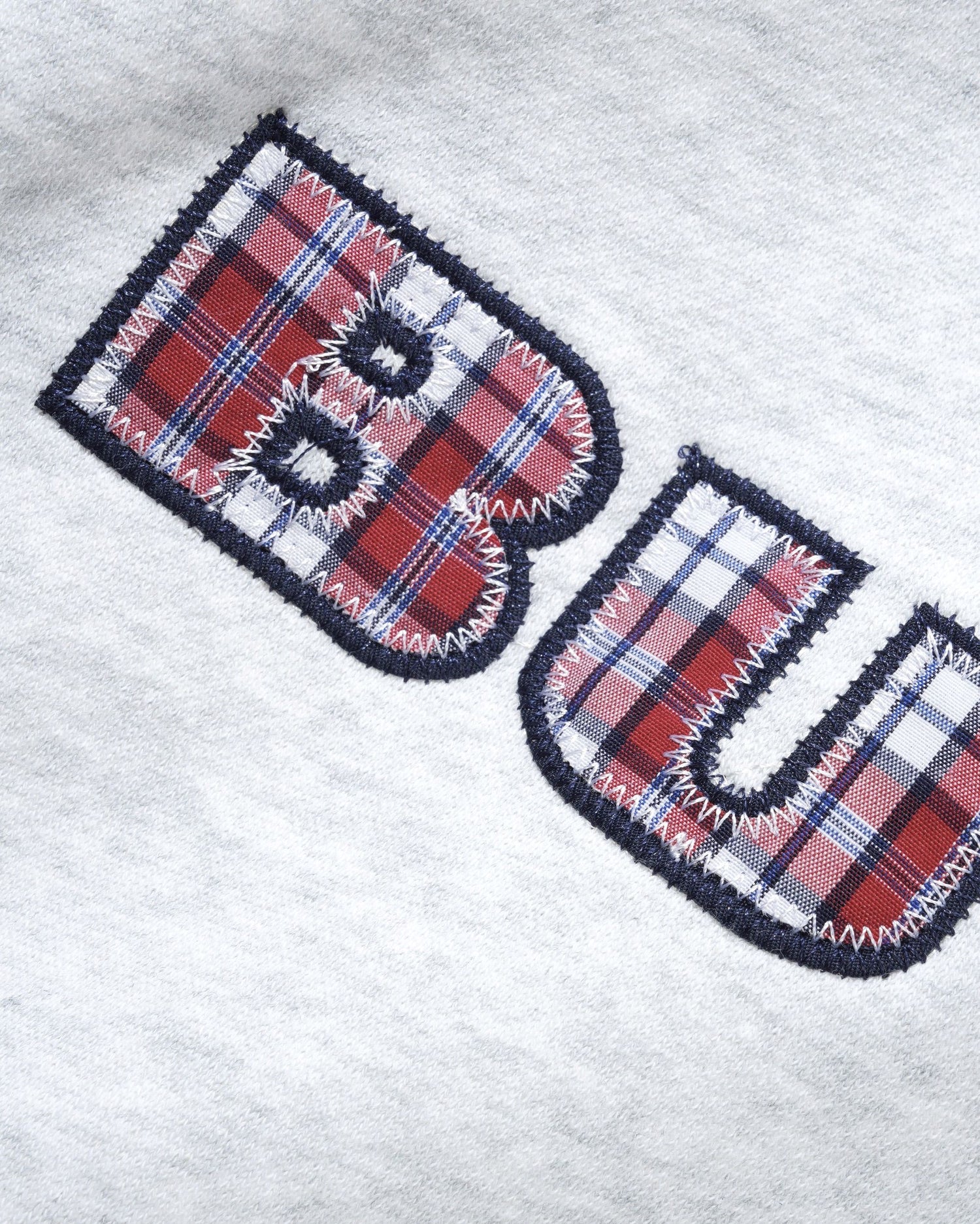 Diamond Applique Crewneck, Ash