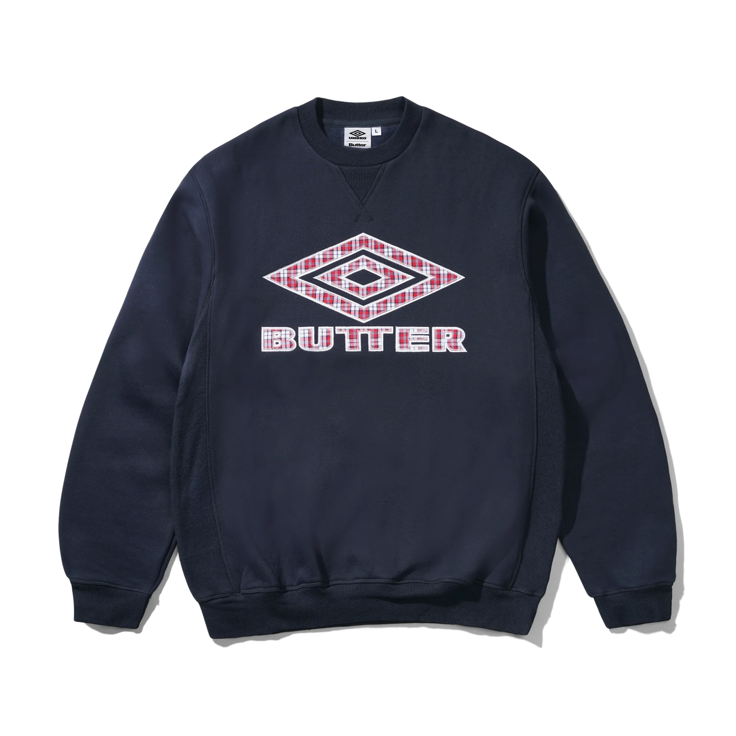 Diamond Applique Crewneck, Navy
