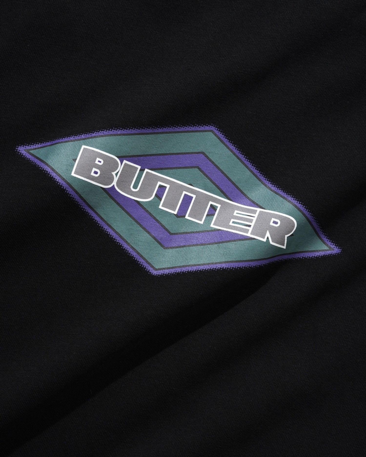 Diamond Logo Pullover Hood, Black