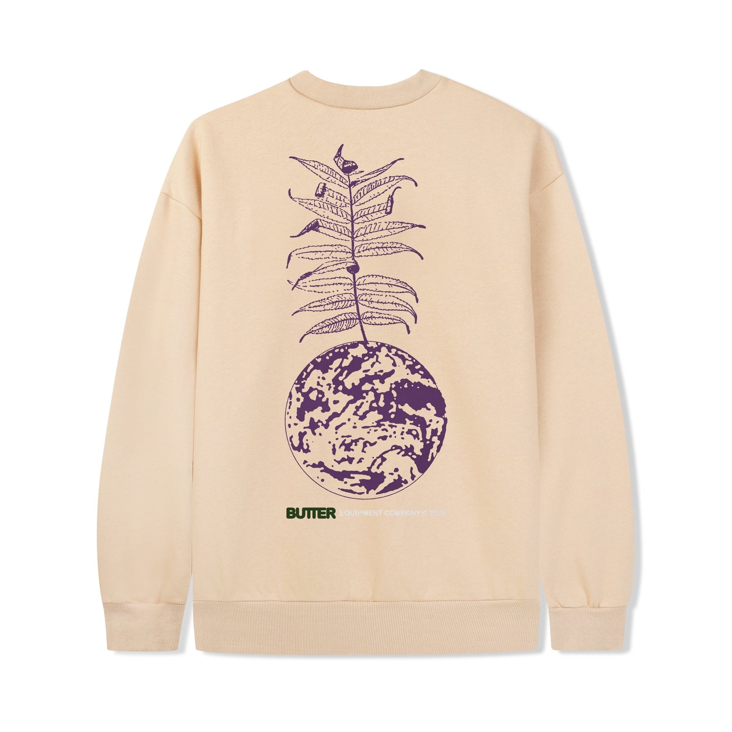 Earth Crewneck, Tan