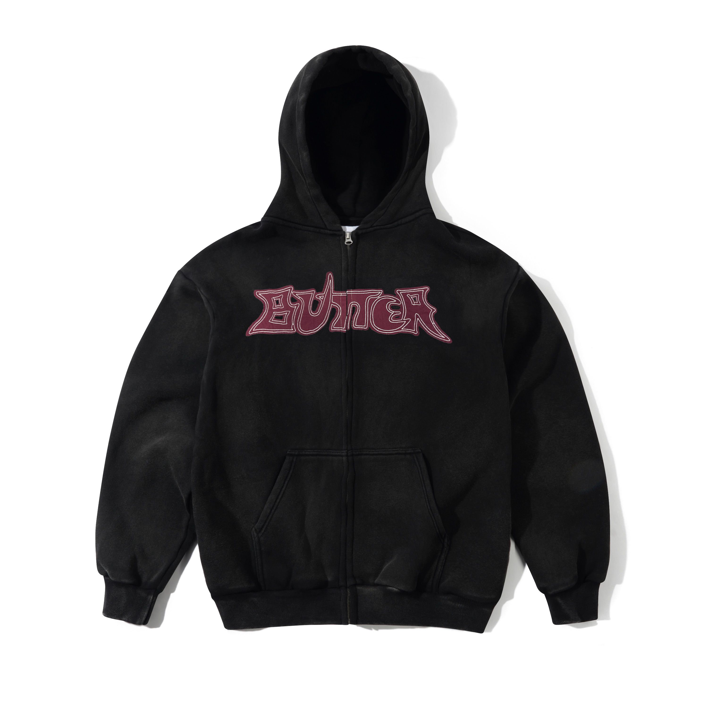 【Butter Goods】Thanks Zip-Thru Hood ジップアップ フーディ Thanks Zip-Thru Hood, Brown – Butter Goods USA