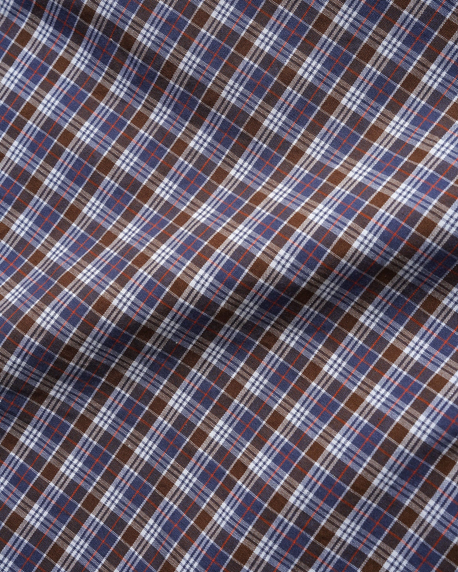 Equipment S/S Shirt, Navy / Brown