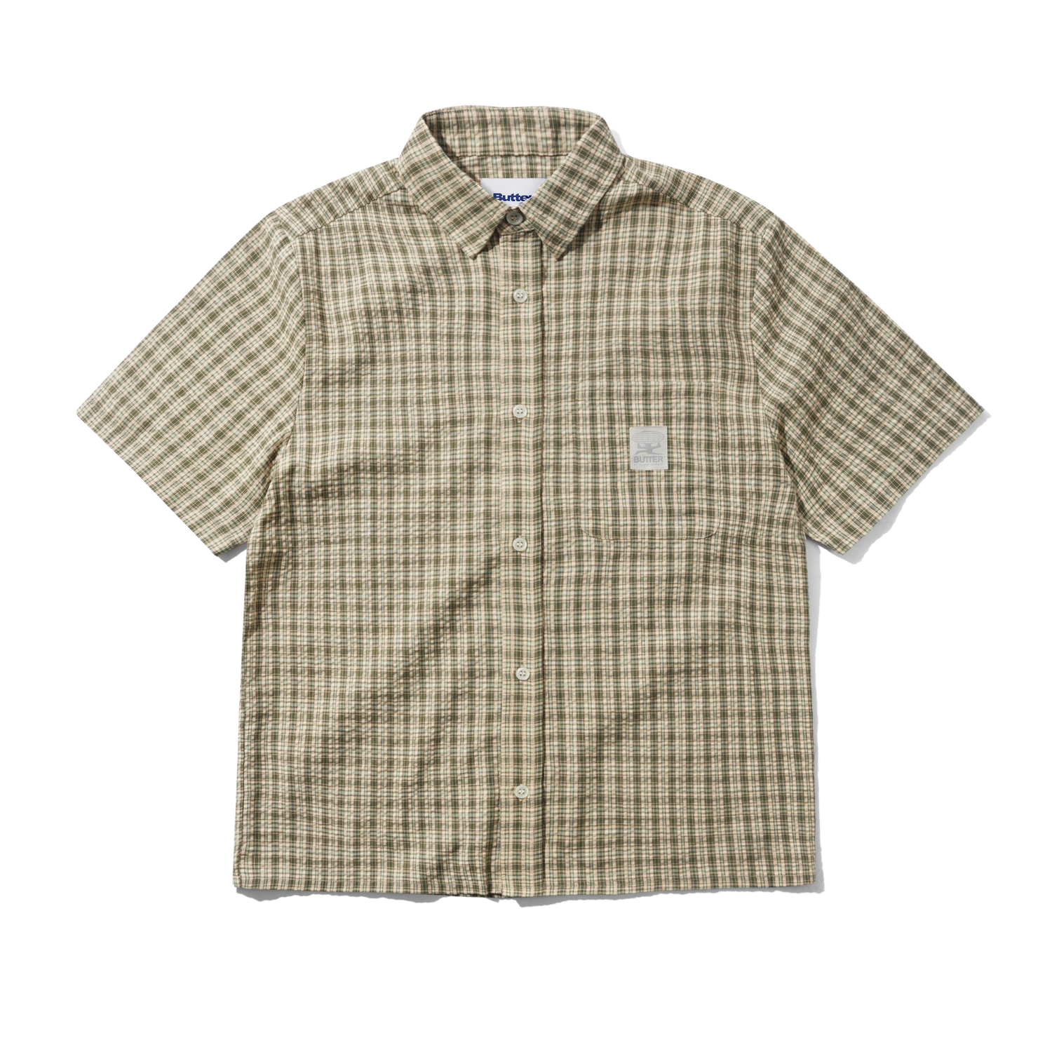 Equipment S/S Shirt, Moss / Yellow