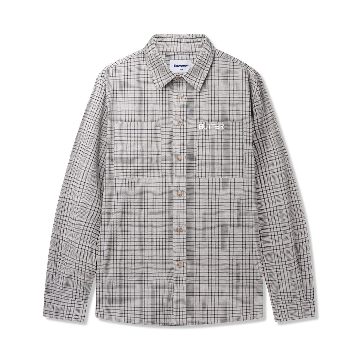 Equipt Plaid Shirt, Grey