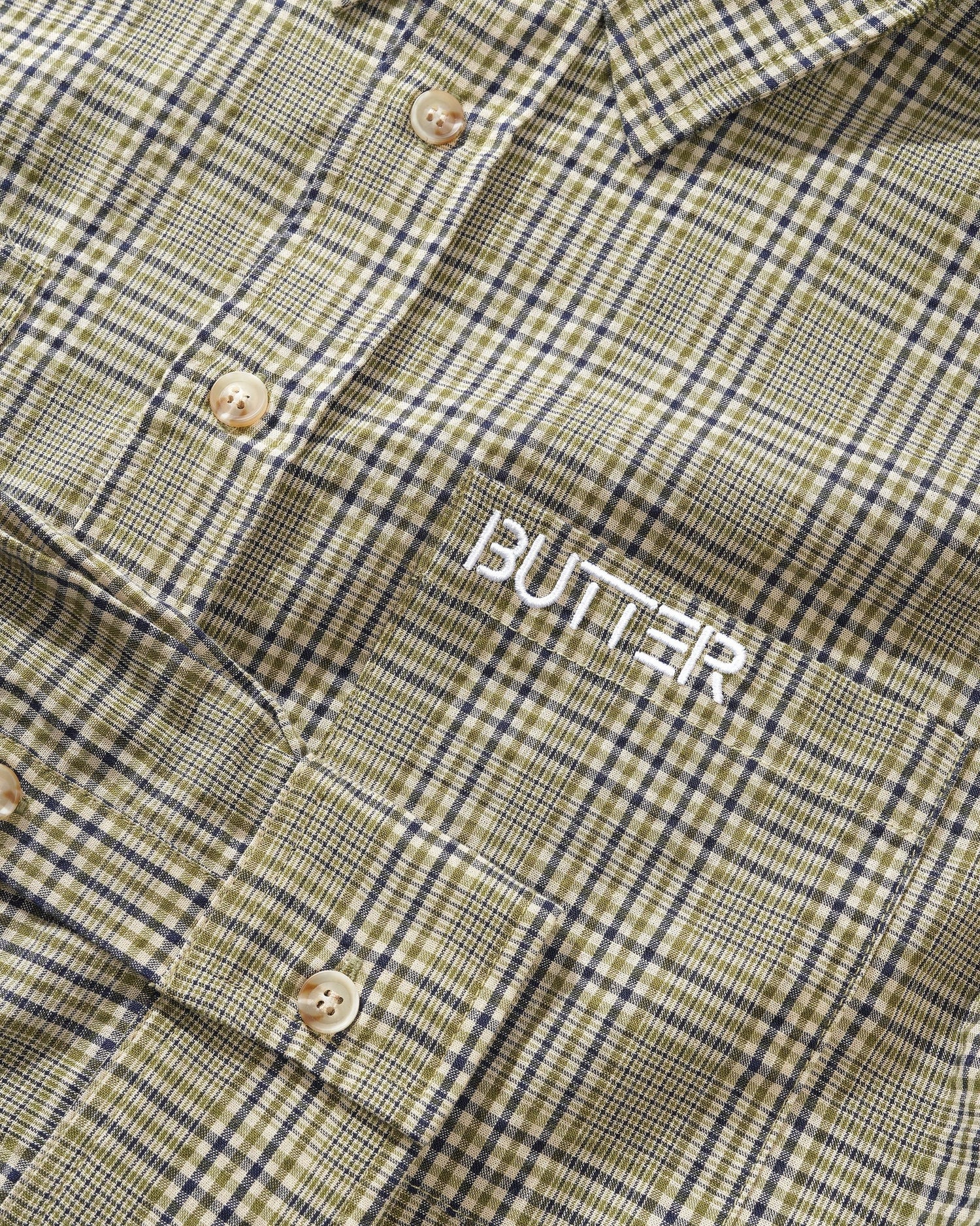 Equipt Plaid Shirt, Olive