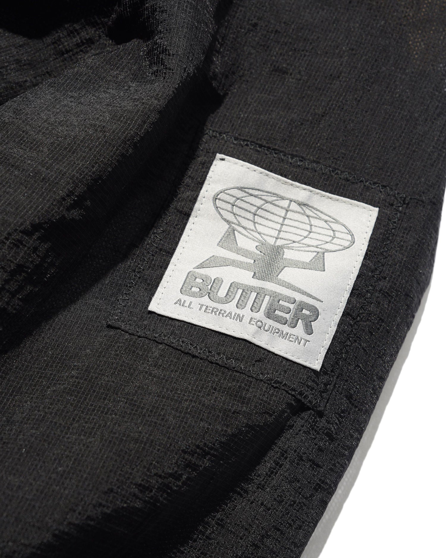 Fine Mesh Anorak, Black
