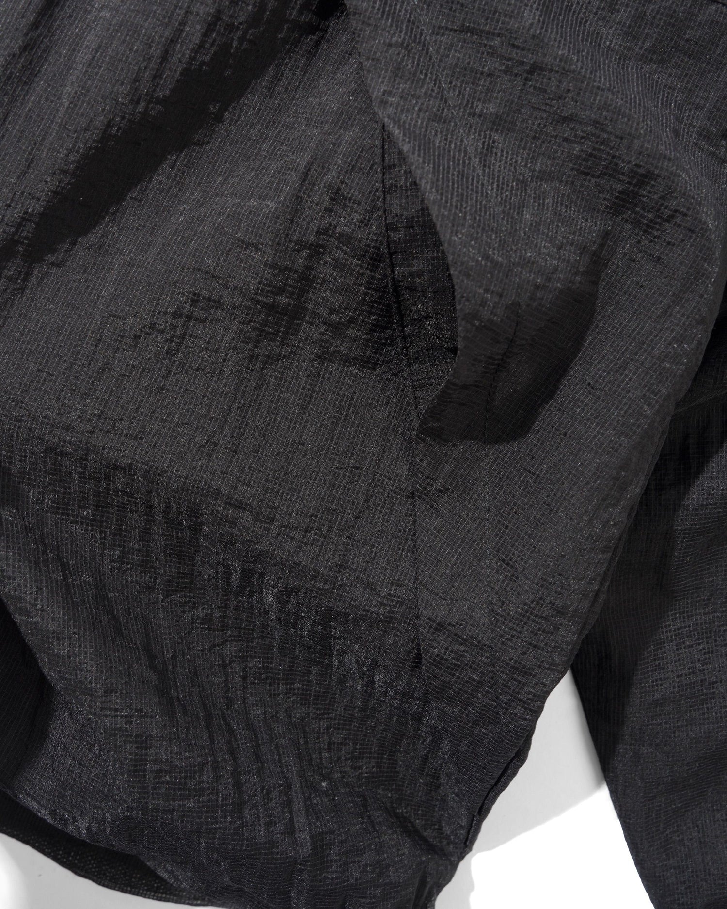 Fine Mesh Anorak, Black