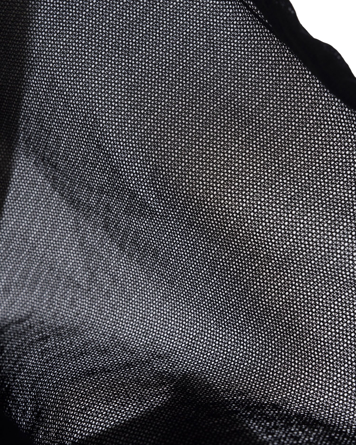 Fine Mesh Anorak, Black