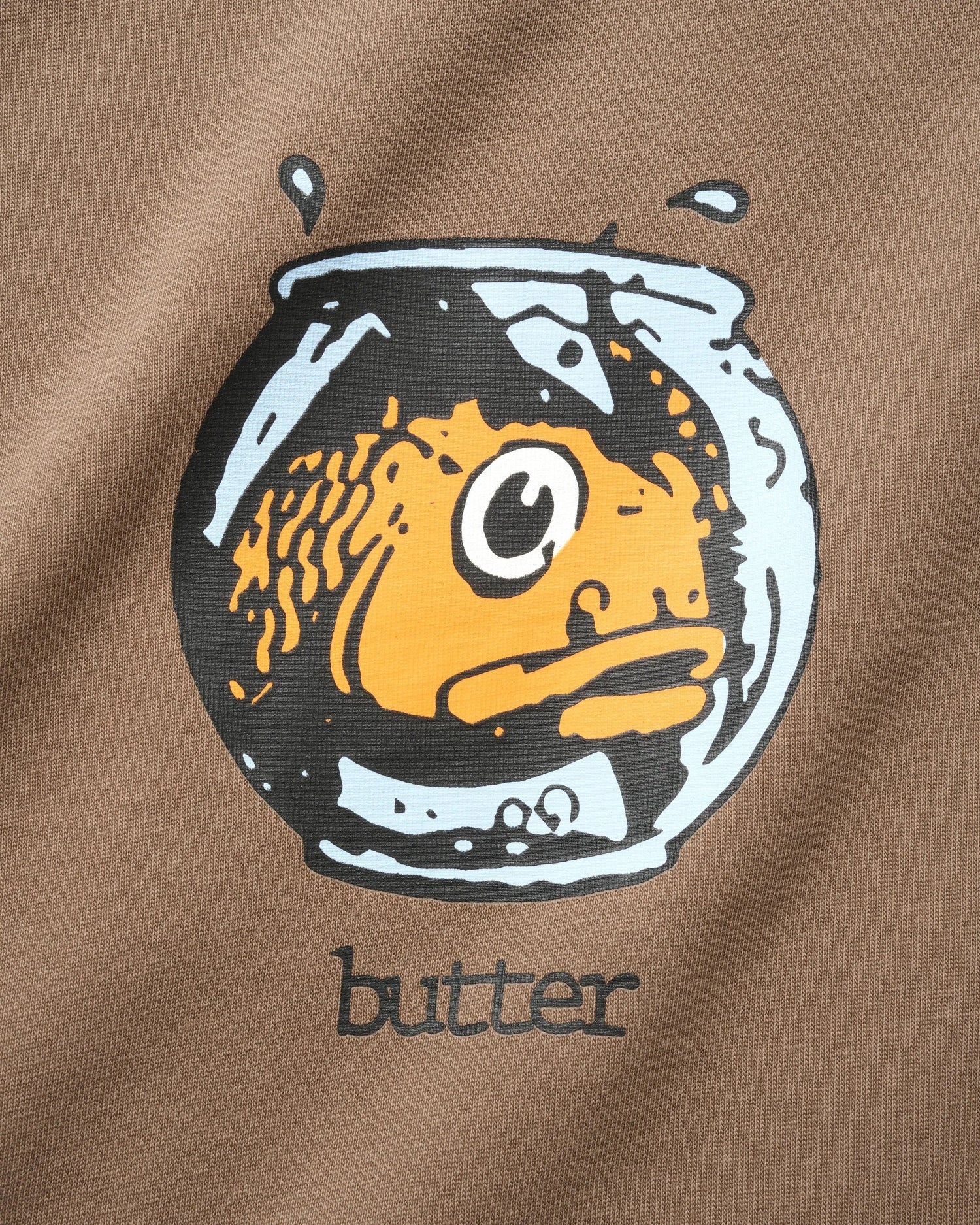 Fish Bowl Ringer Tee, Clay