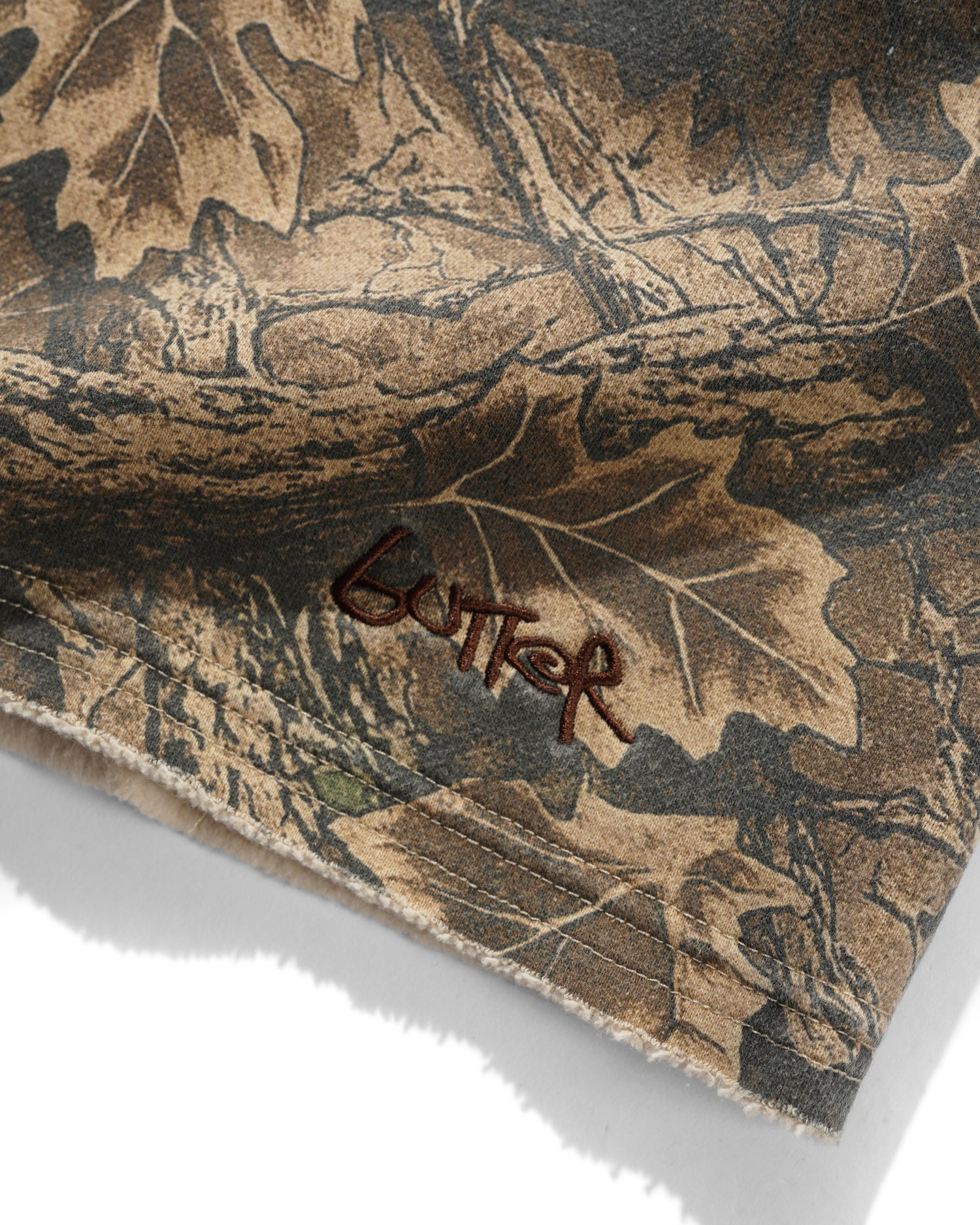 Fleece Shorts, Forest Camo