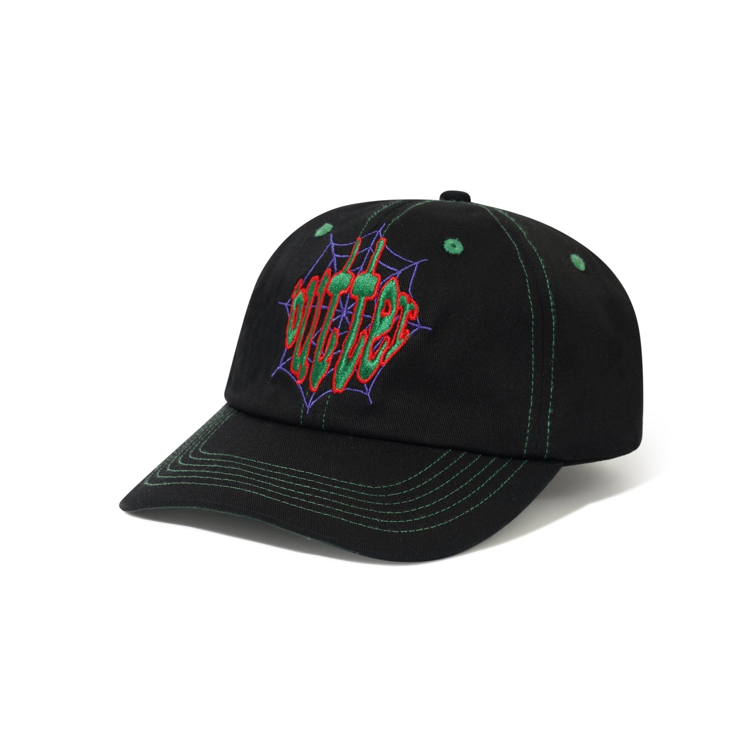 Frenzy 6 Panel Cap, Black