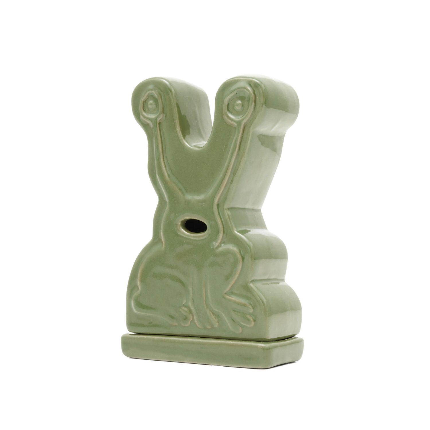Frog Ceramic Incense Holder, Light Green – Butter Goods EU