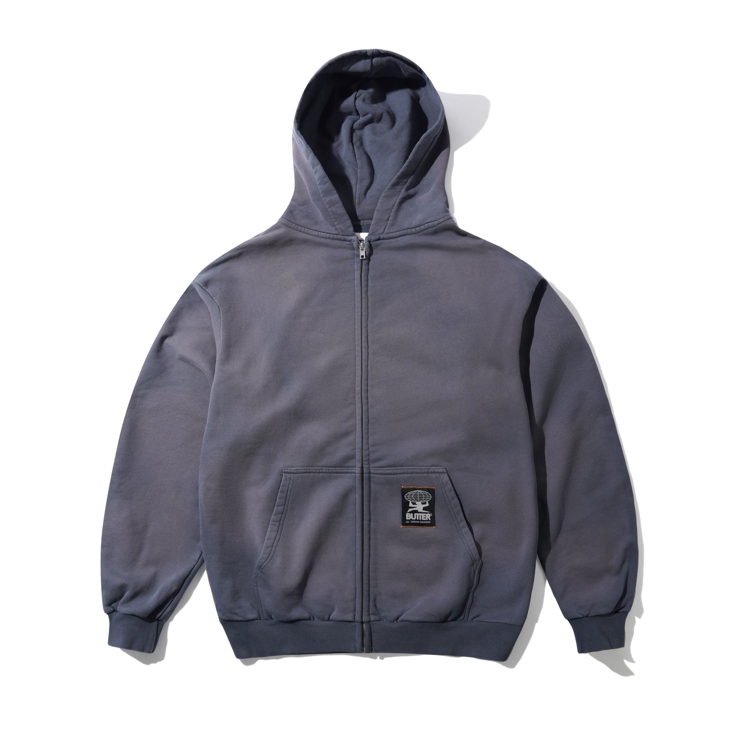 Garage Zip-Thru Hood, Faded Navy